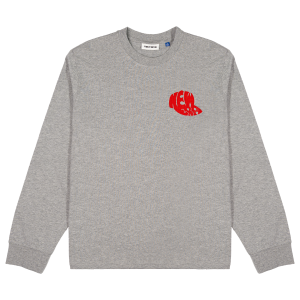 New Era Branded 59FIFTY Archivist Heather Gray Long Sleeve T-Shirt