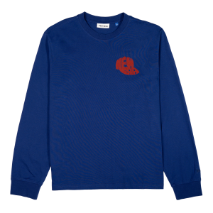 New Era Branded 59FIFTY Archivist Dark Royal Long Sleeve T-Shirt