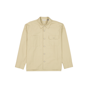 New Era Branded Abbey Stone Military Shacket