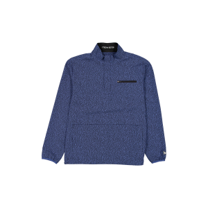 New Era Branded Indigo Bark Print Golf Half-Zip