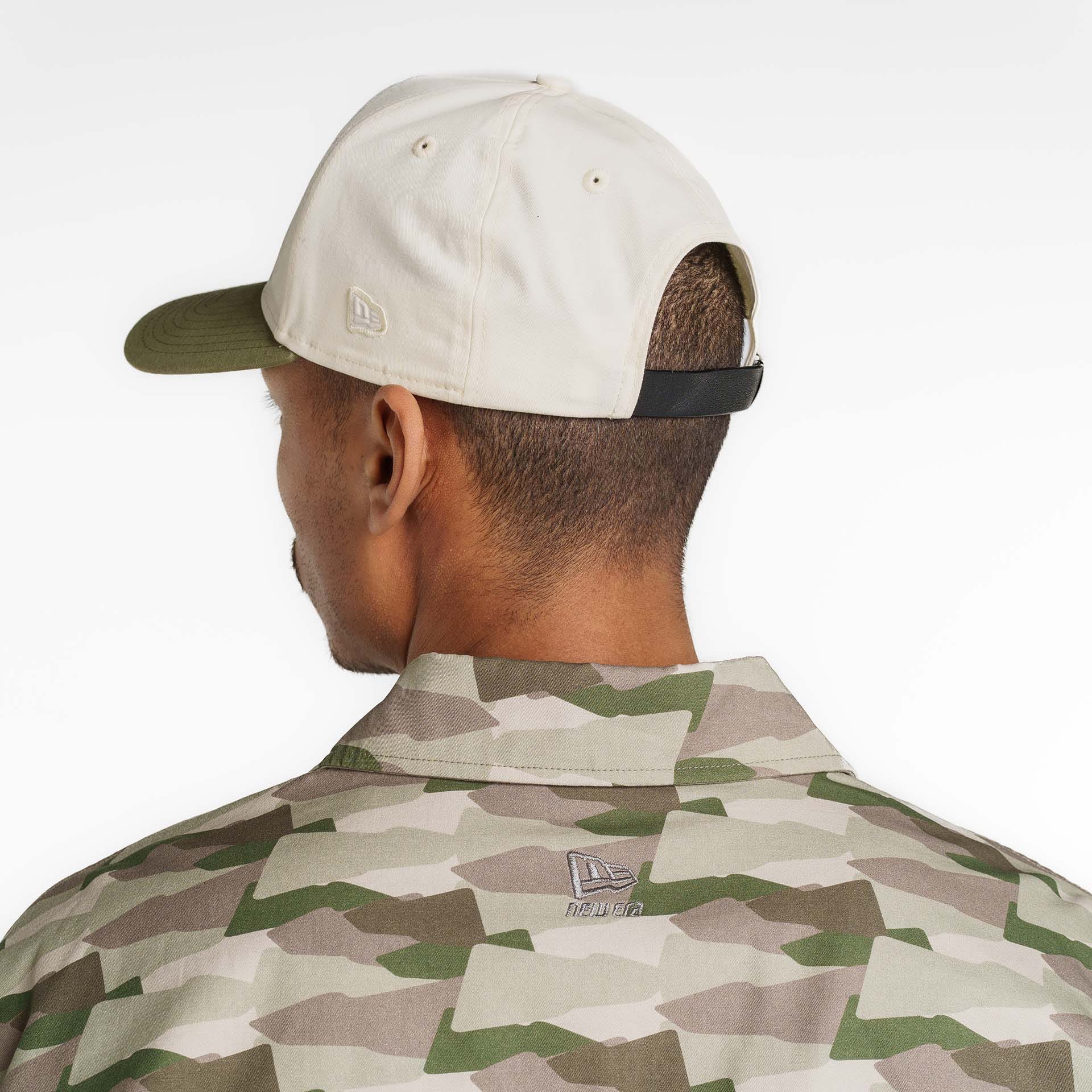 New Era Branded Printed Military Shacket - Image 4