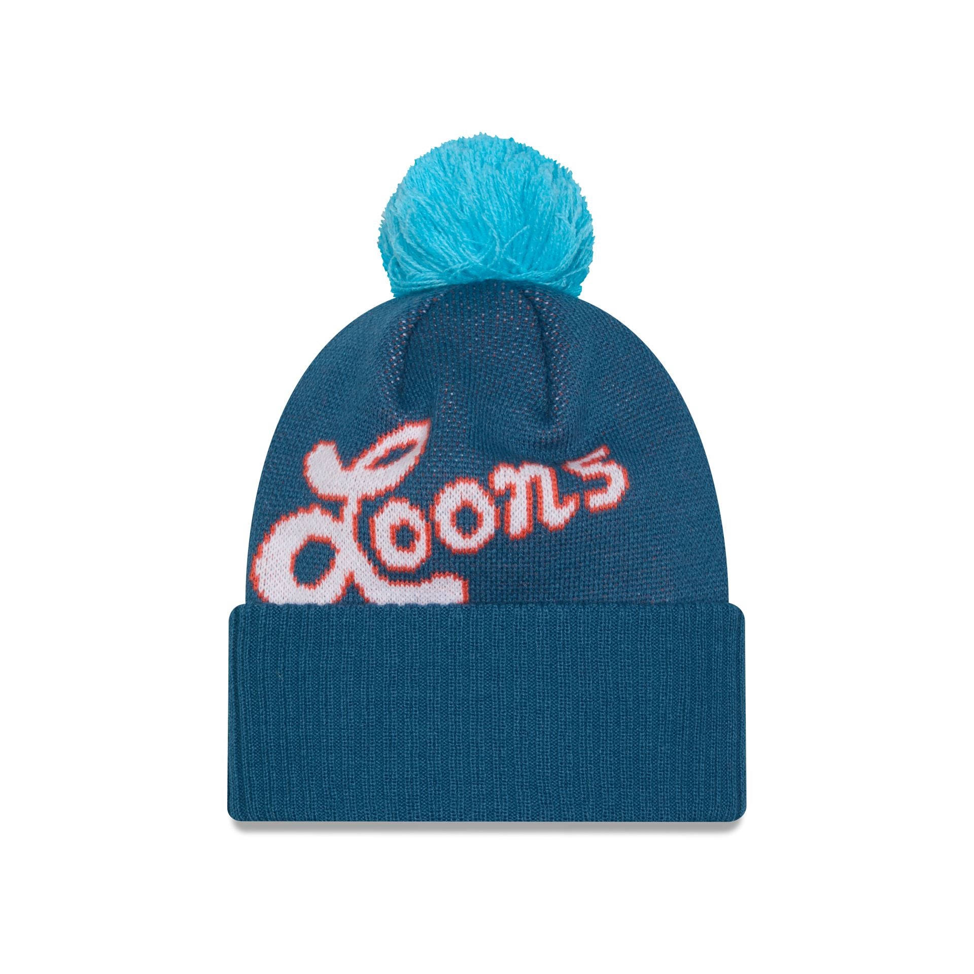 Minnesota United FC 2025 Jersey Hook Blue Pom Knit Hat - Image 3