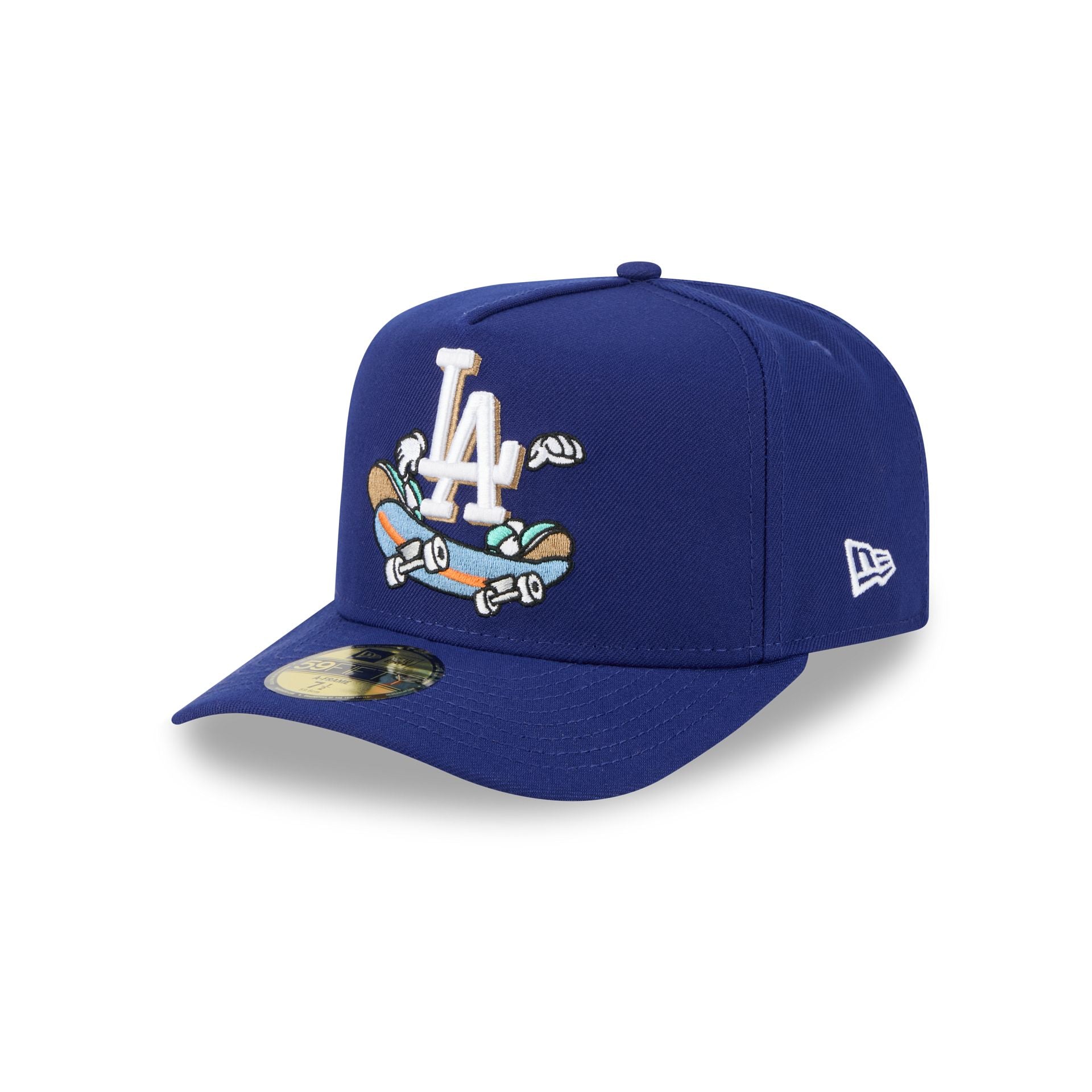 Los Angeles Dodgers Cartoon 59FIFTY A-Frame Fitted Hat - Image 3