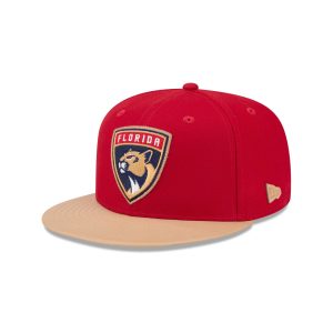 Florida Panthers Leather Visor 59FIFTY Fitted Hat