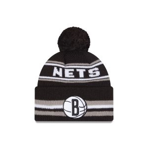 Brooklyn Nets Classic Pom Knit Hat