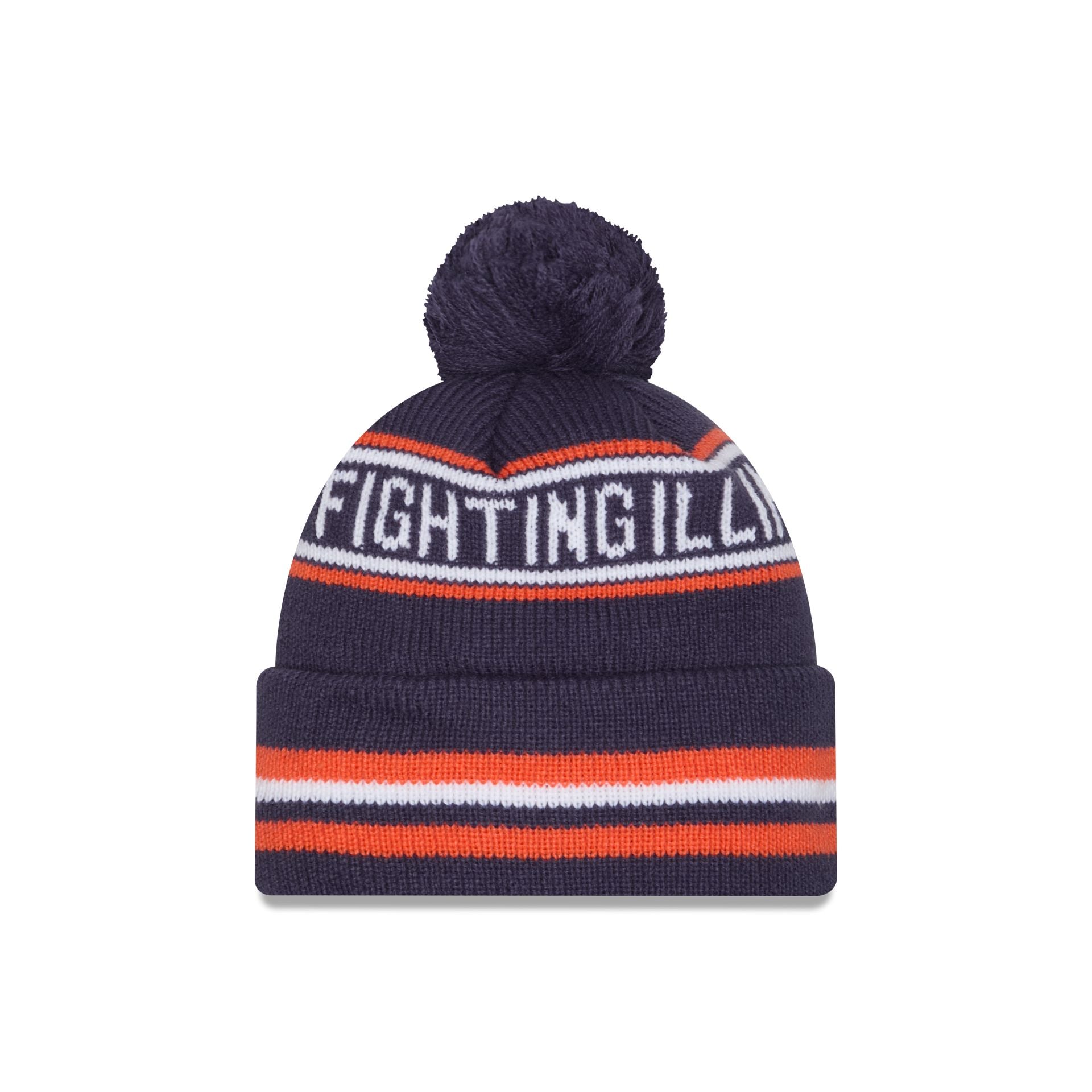 Illinois Fighting Illini Classic Pom Knit Hat - Image 5