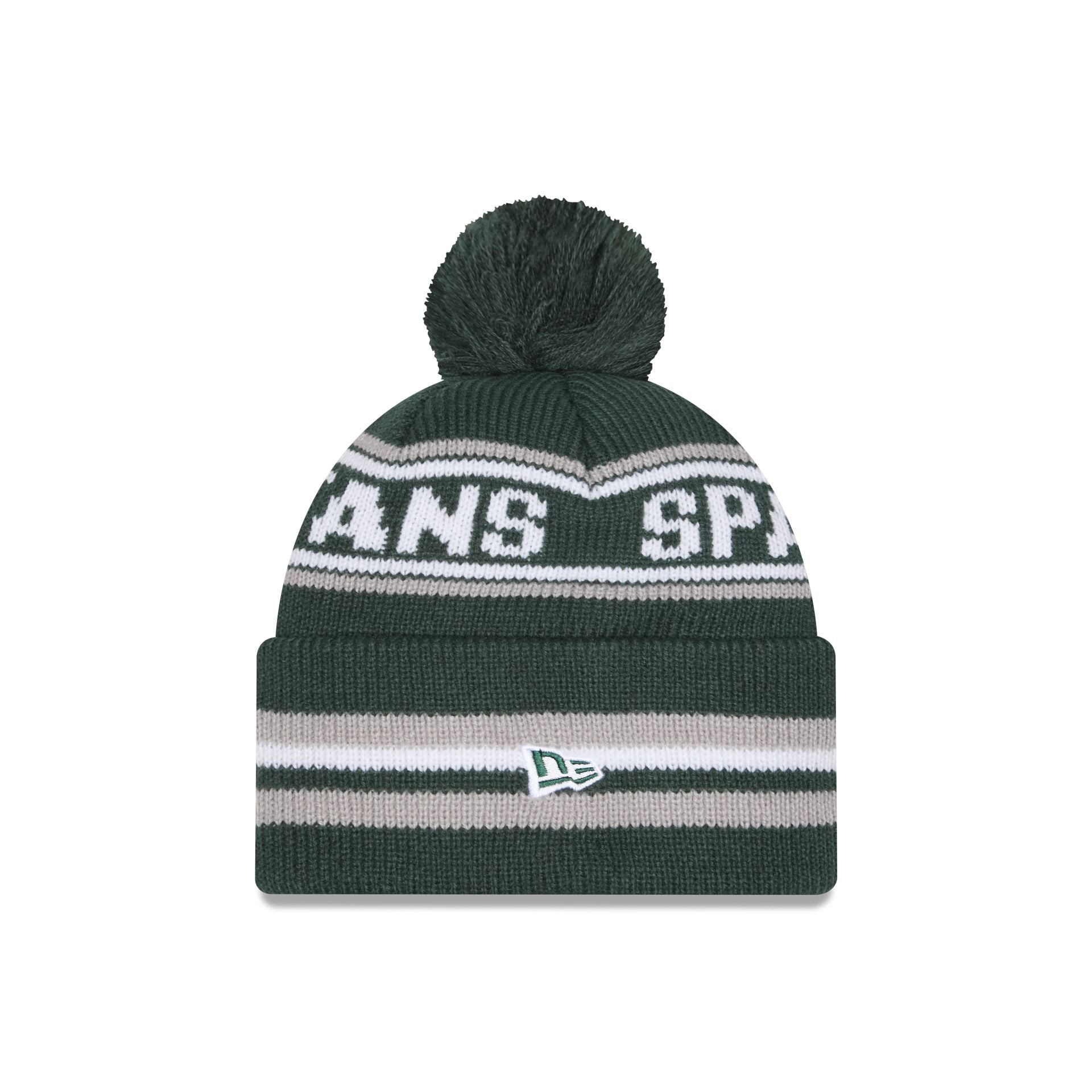 Michigan State Spartans Classic Pom Knit Hat - Image 2