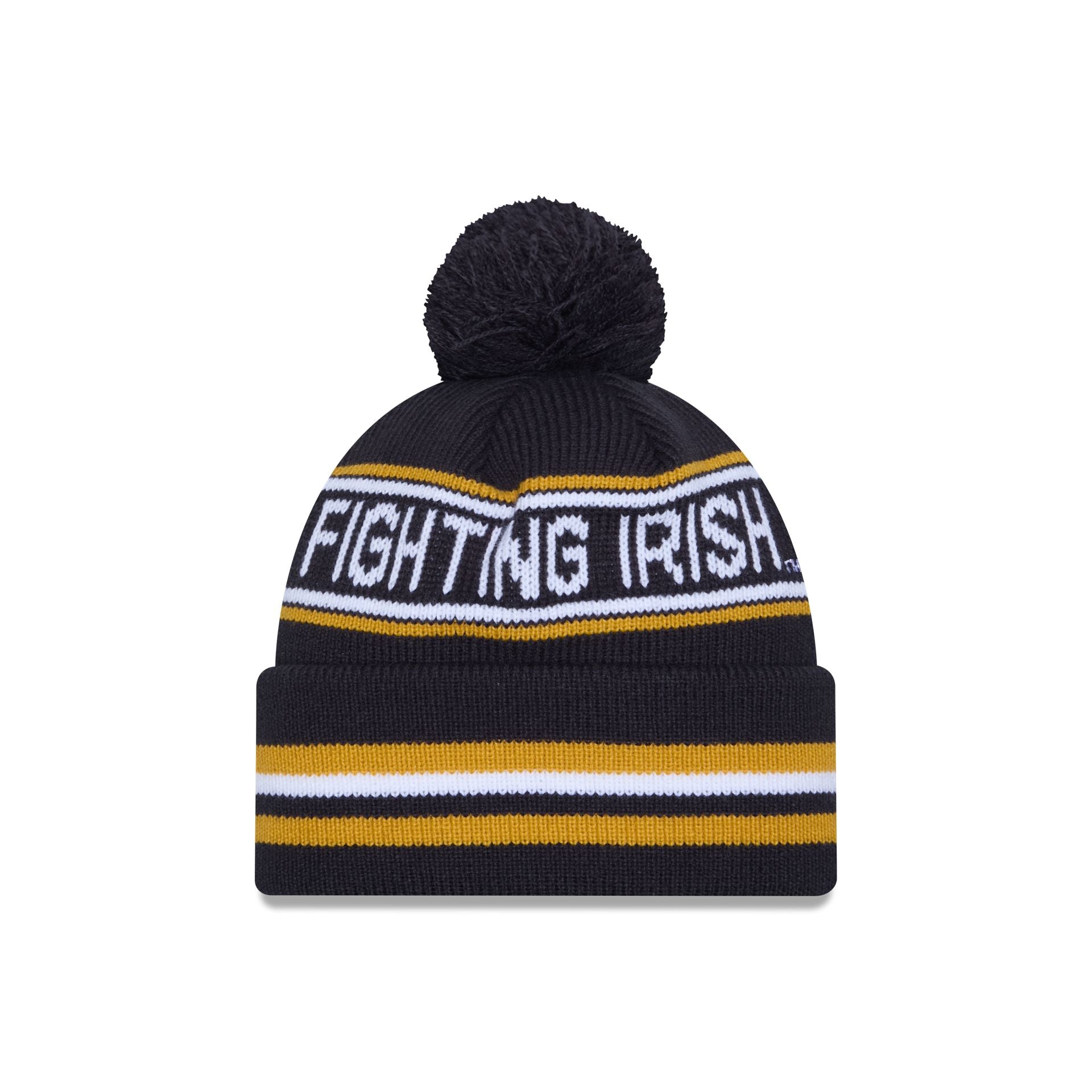 Notre Dame Fighting Irish Classic Pom Knit Hat - Image 3