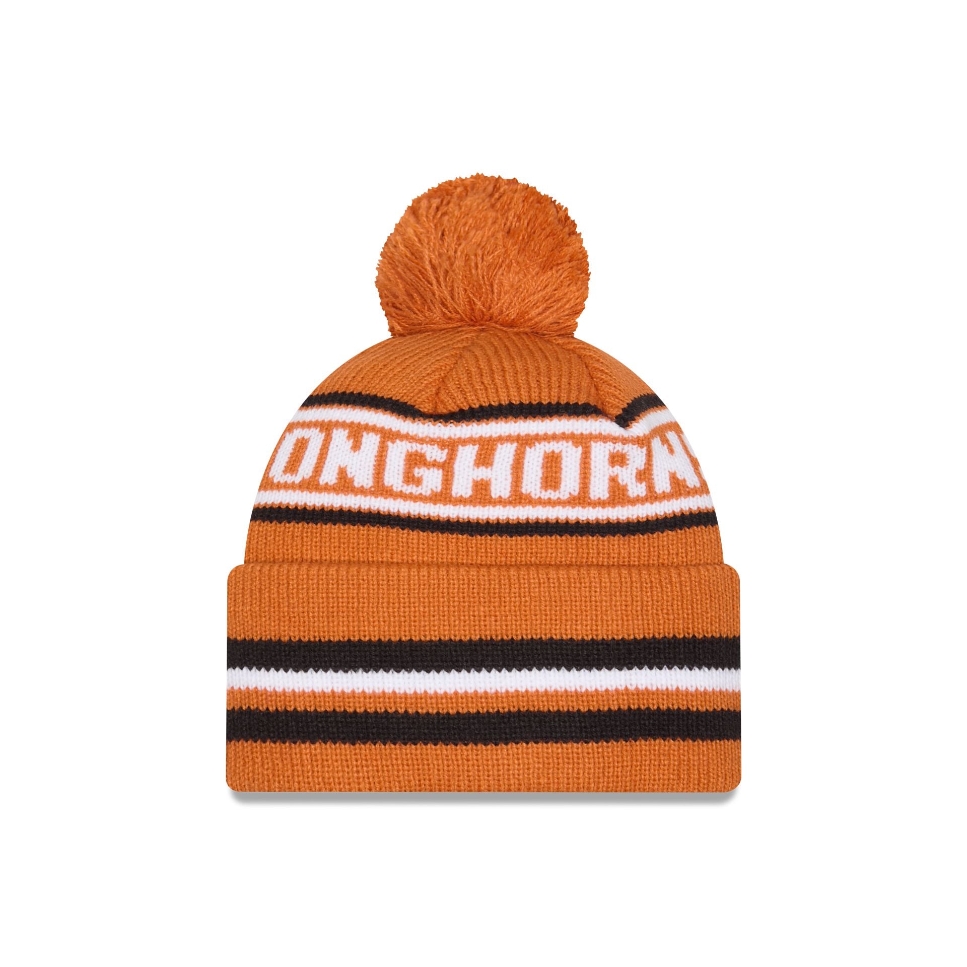Texas Longhorns Classic Pom Knit Hat - Image 3