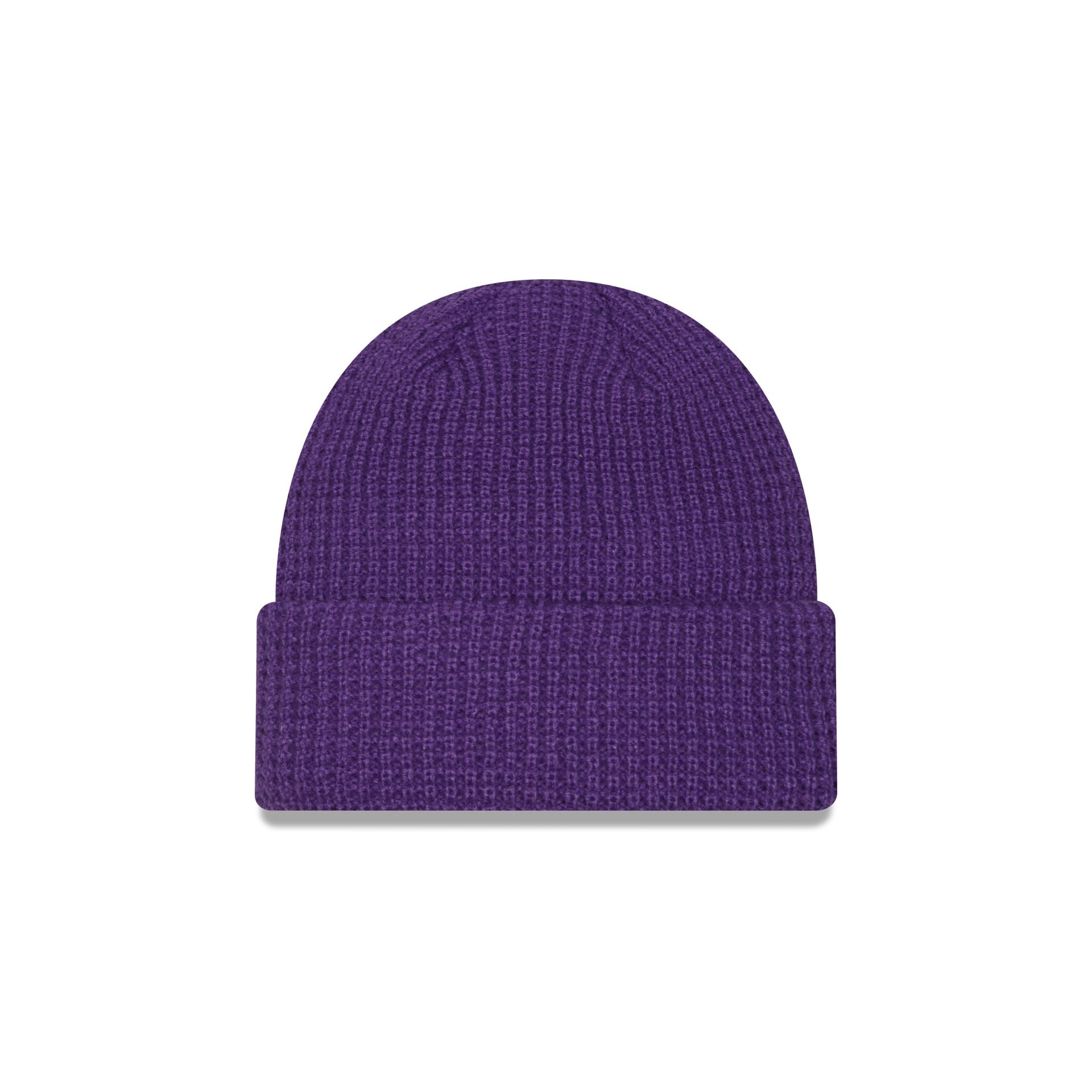 Los Angeles Lakers Waffle Stitch Knit Beanie Hat - Image 3