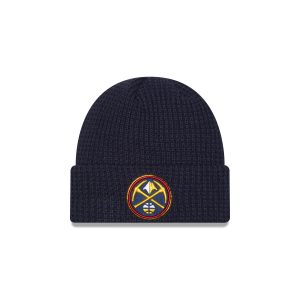 Denver Nuggets Waffle Stitch Knit Beanie Hat