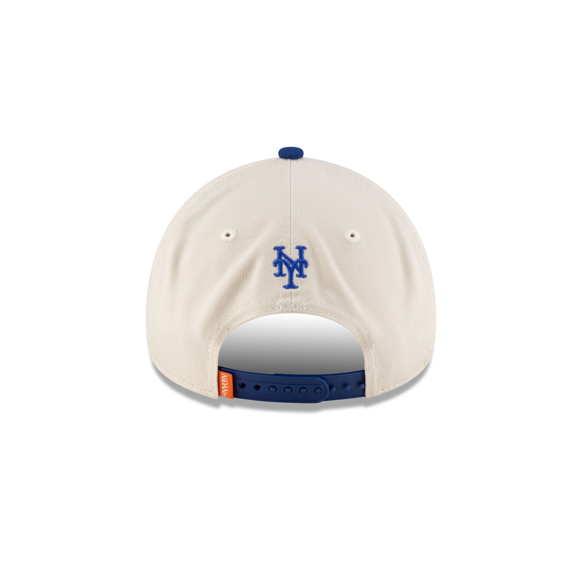 New York or Nowhere x New York Mets Chrome White Wordmark 9FORTY A-Frame Snapback Hat - Image 6