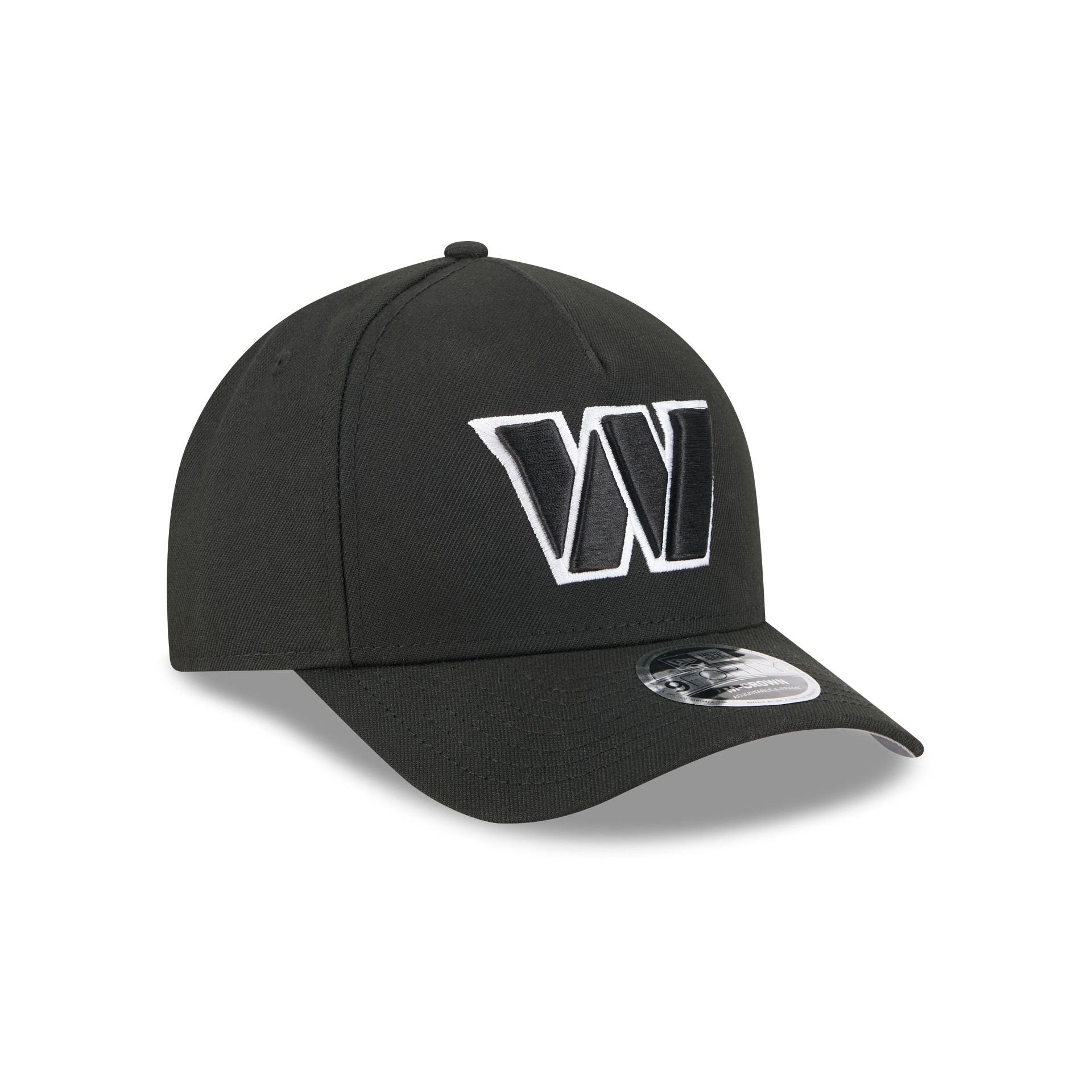 Washington Commanders Black & White 9FORTY M-Crown A-Frame Snapback Hat - Image 3