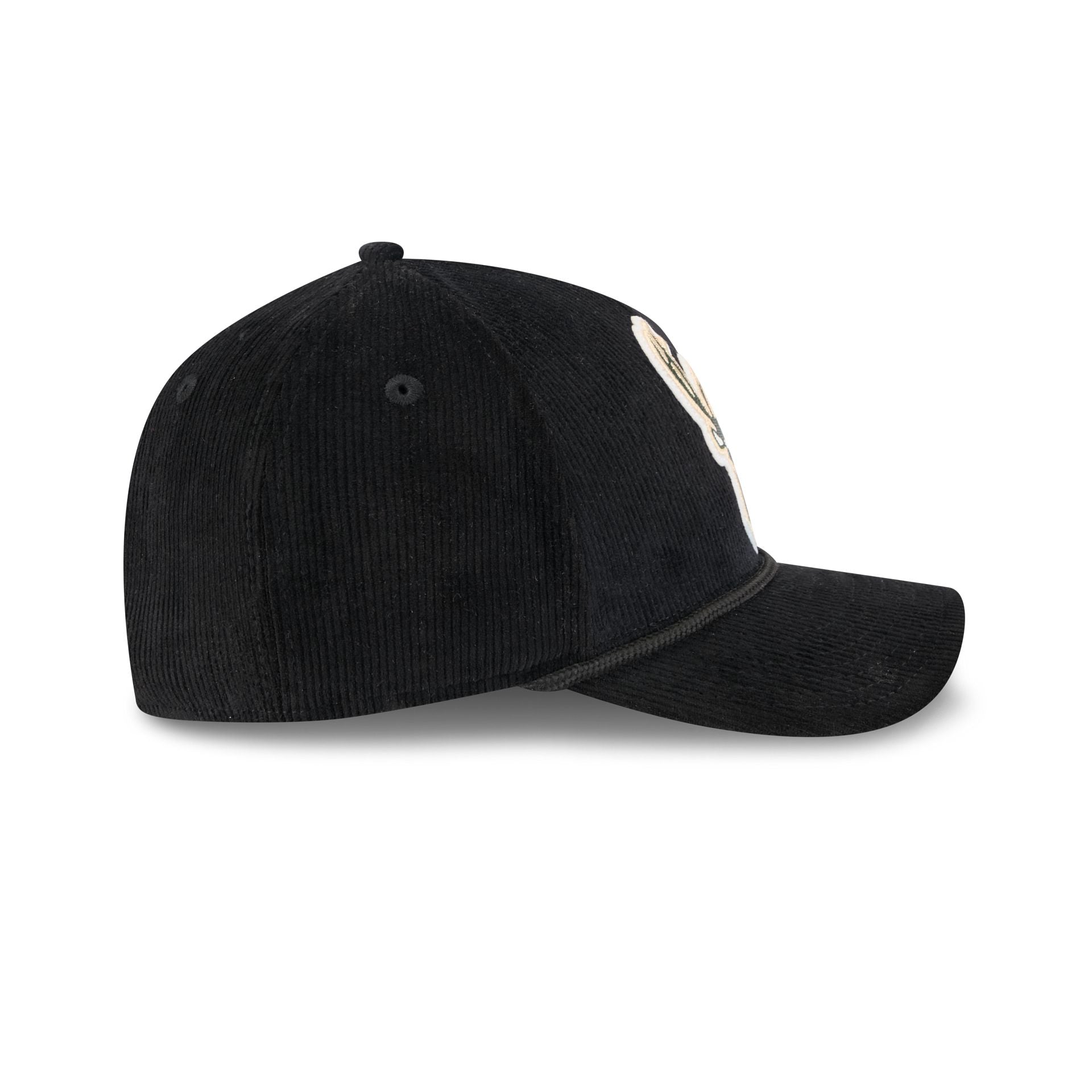 Milwaukee Bucks Corduroy 9FORTY M-Crown A-Frame Snapback Hat - Image 5