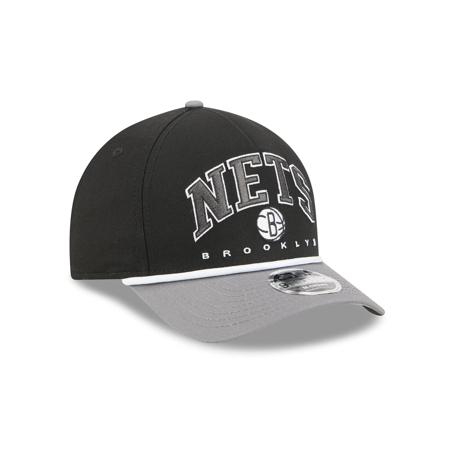 Brooklyn Nets Arch 9FORTY M-Crown A-Frame Snapback Hat - Image 3