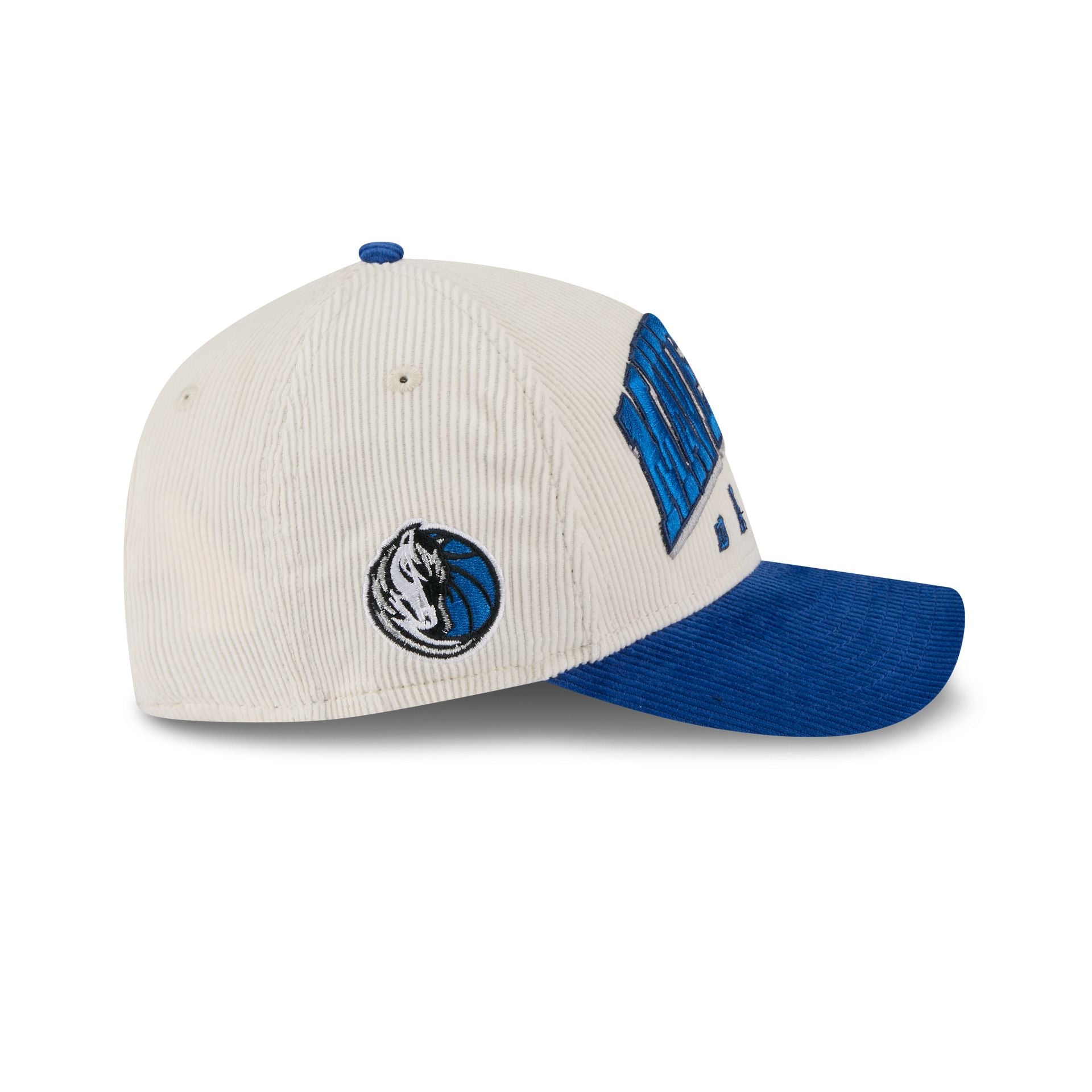 Dallas Mavericks Stacked Corduroy 9FORTY M-Crown A-Frame Snapback Hat - Image 4