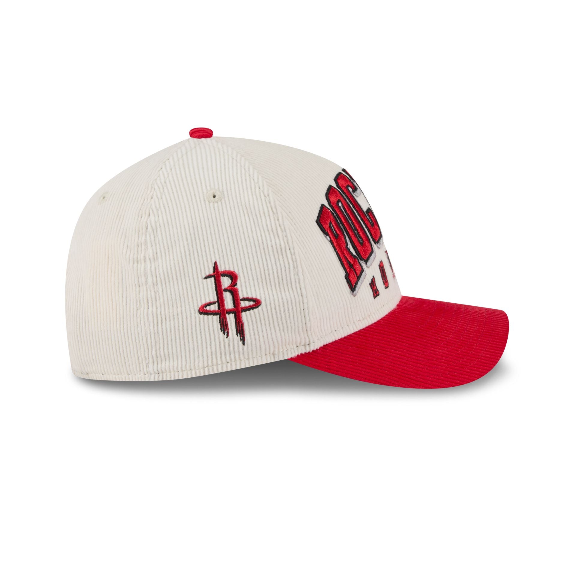 Houston Rockets Stacked Corduroy 9FORTY M-Crown A-Frame Snapback Hat - Image 4