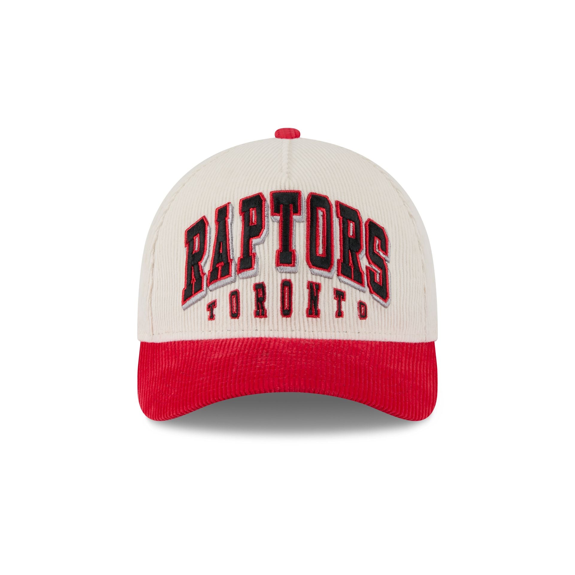 Toronto Raptors Stacked Corduroy 9FORTY M-Crown A-Frame Snapback Hat - Image 2