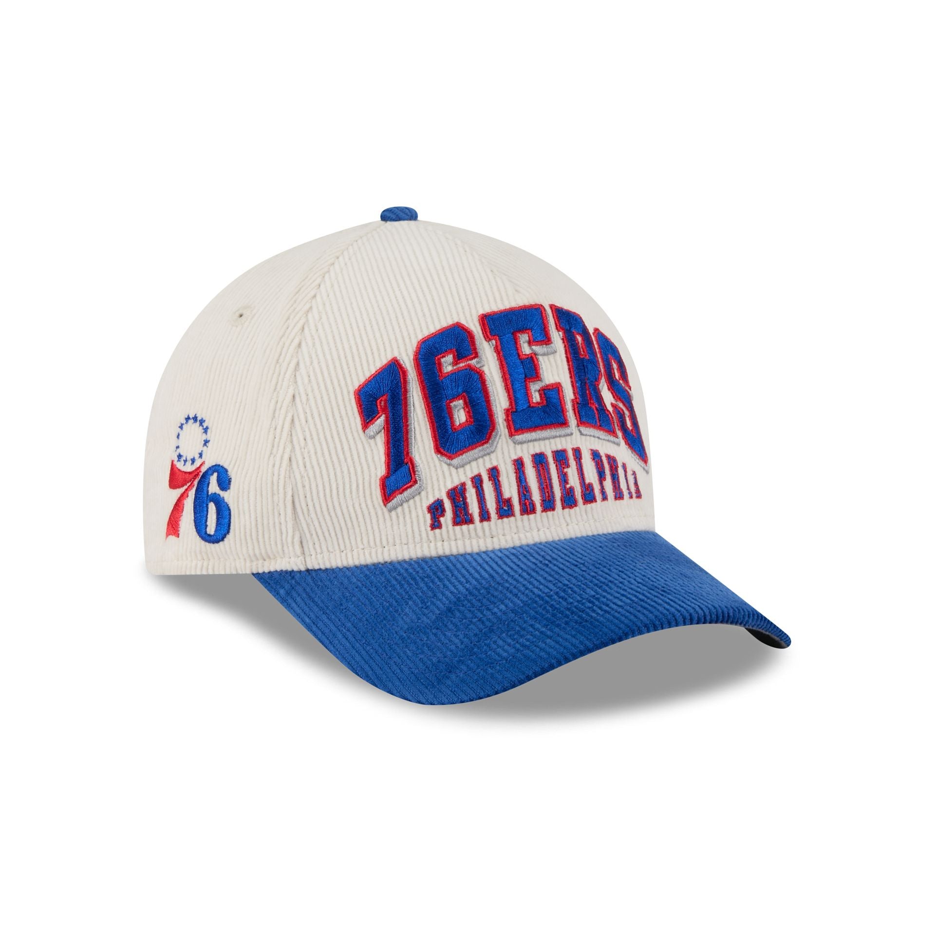 Philadelphia 76ers Stacked Corduroy 9FORTY M-Crown A-Frame Snapback Hat