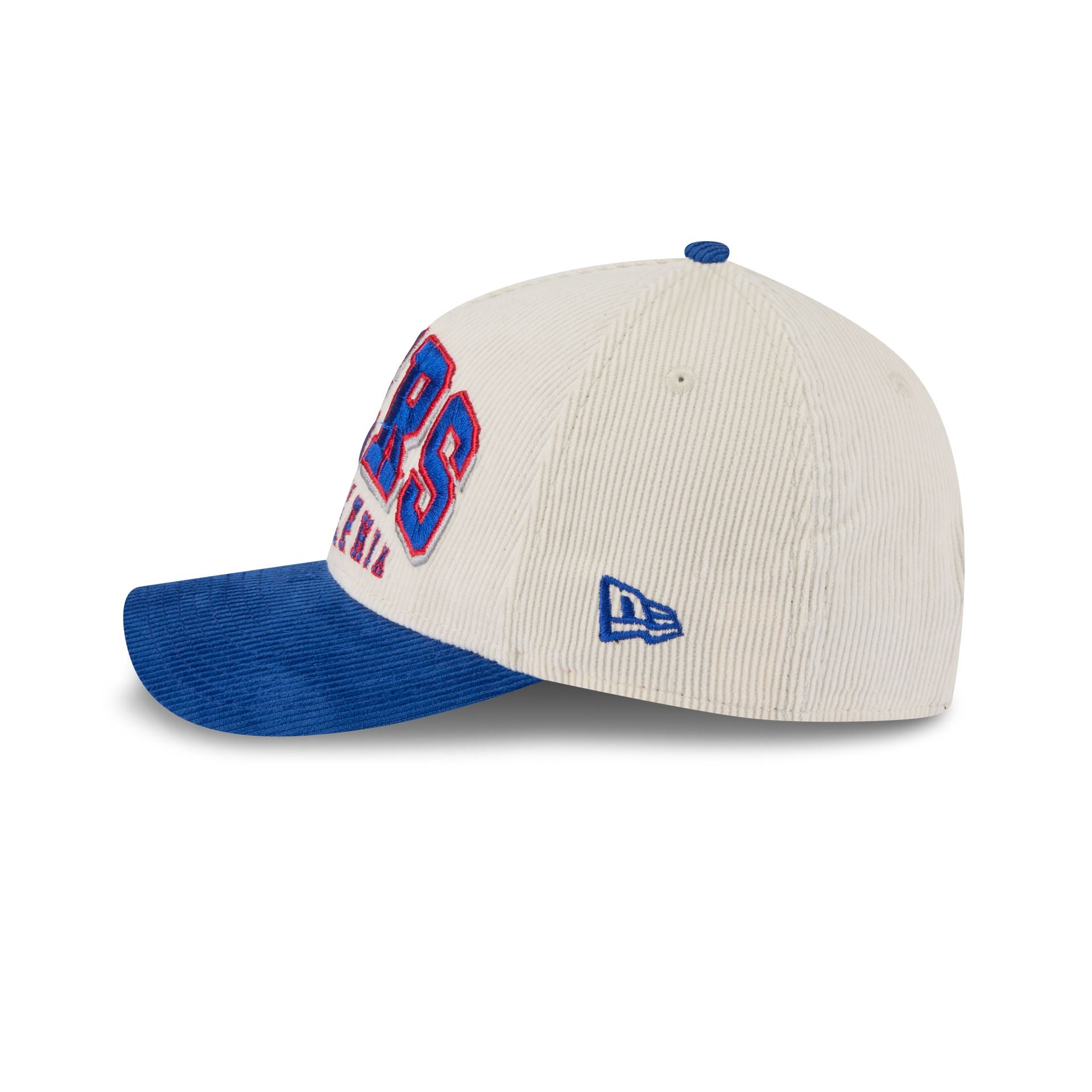 Philadelphia 76ers Stacked Corduroy 9FORTY M-Crown A-Frame Snapback Hat - Image 5
