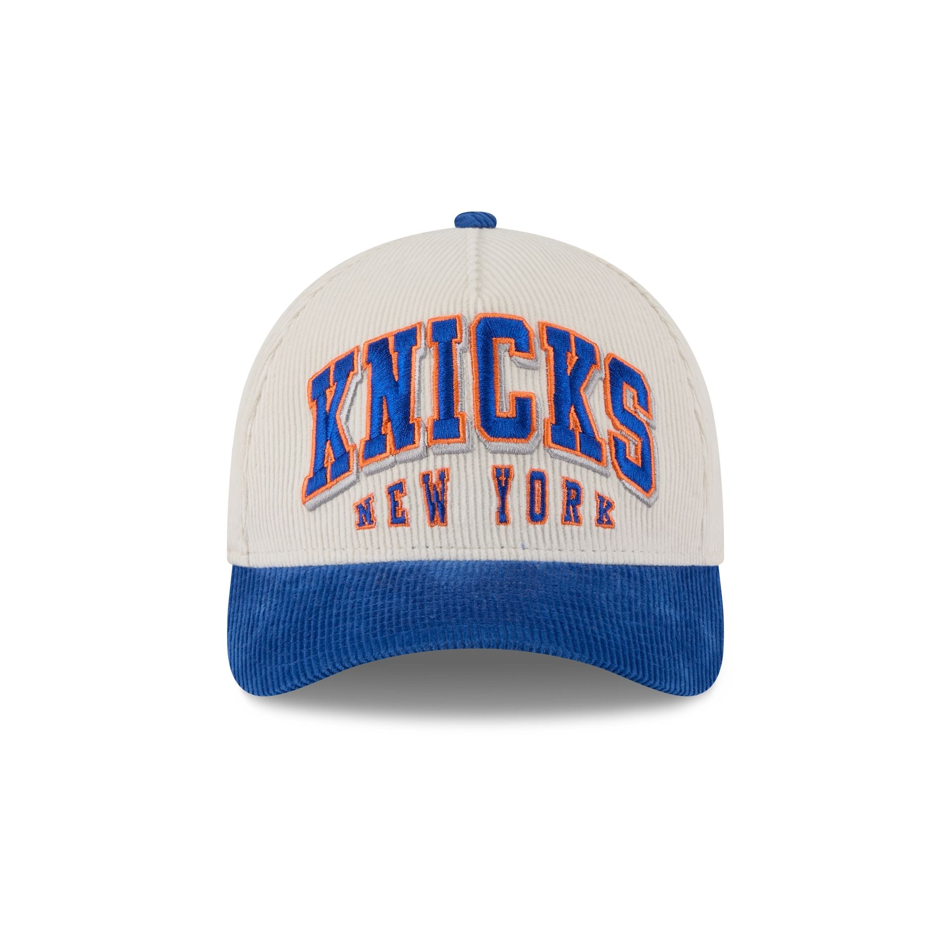 New York Knicks Stacked Corduroy 9FORTY M-Crown A-Frame Snapback Hat - Image 2