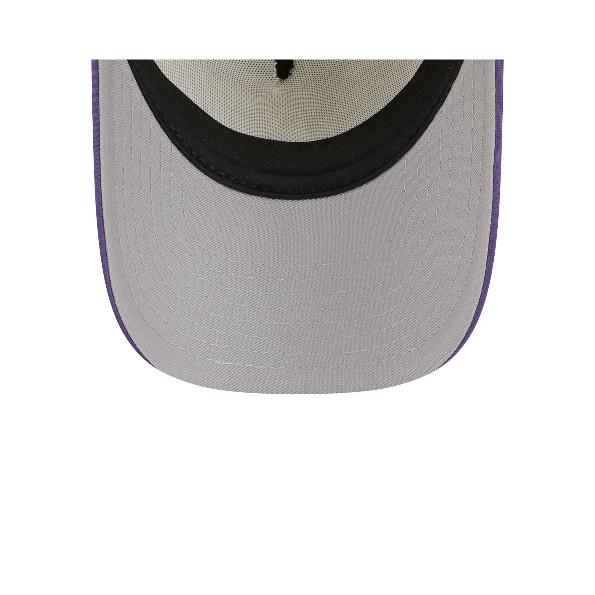 Los Angeles Lakers Shine Kids 9FORTY A-Frame Trucker Hat - Image 7