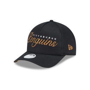 Pittsburgh Penguins Metallic Women's 9FORTY M-Crown A-Frame Snapback Hat
