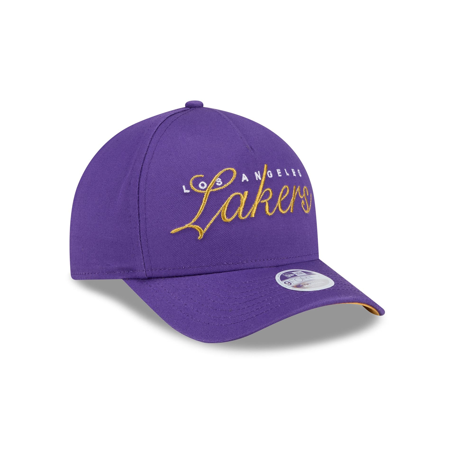 Los Angeles Lakers Metallic Women's 9FORTY M-Crown A-Frame Snapback Hat - Image 3