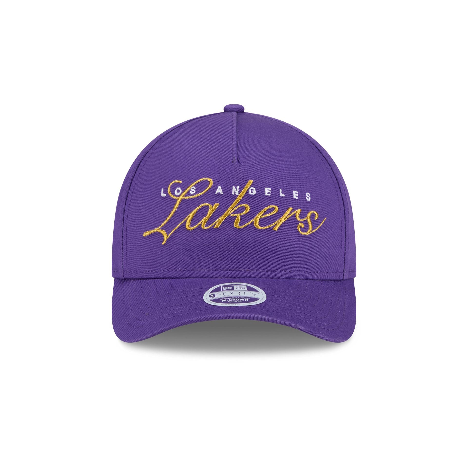 Los Angeles Lakers Metallic Women's 9FORTY M-Crown A-Frame Snapback Hat - Image 2