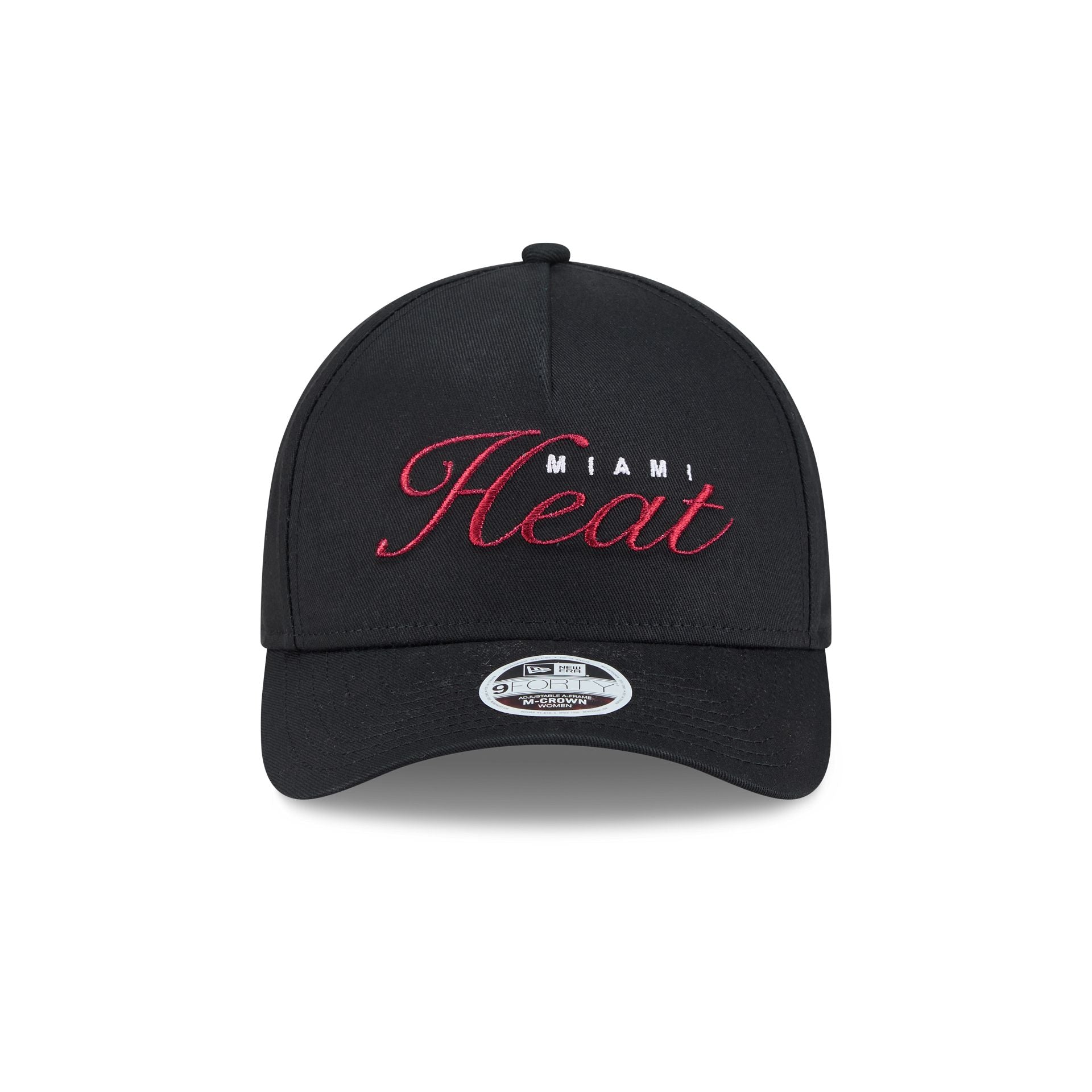 Miami Heat Metallic Women's 9FORTY M-Crown A-Frame Snapback Hat - Image 2