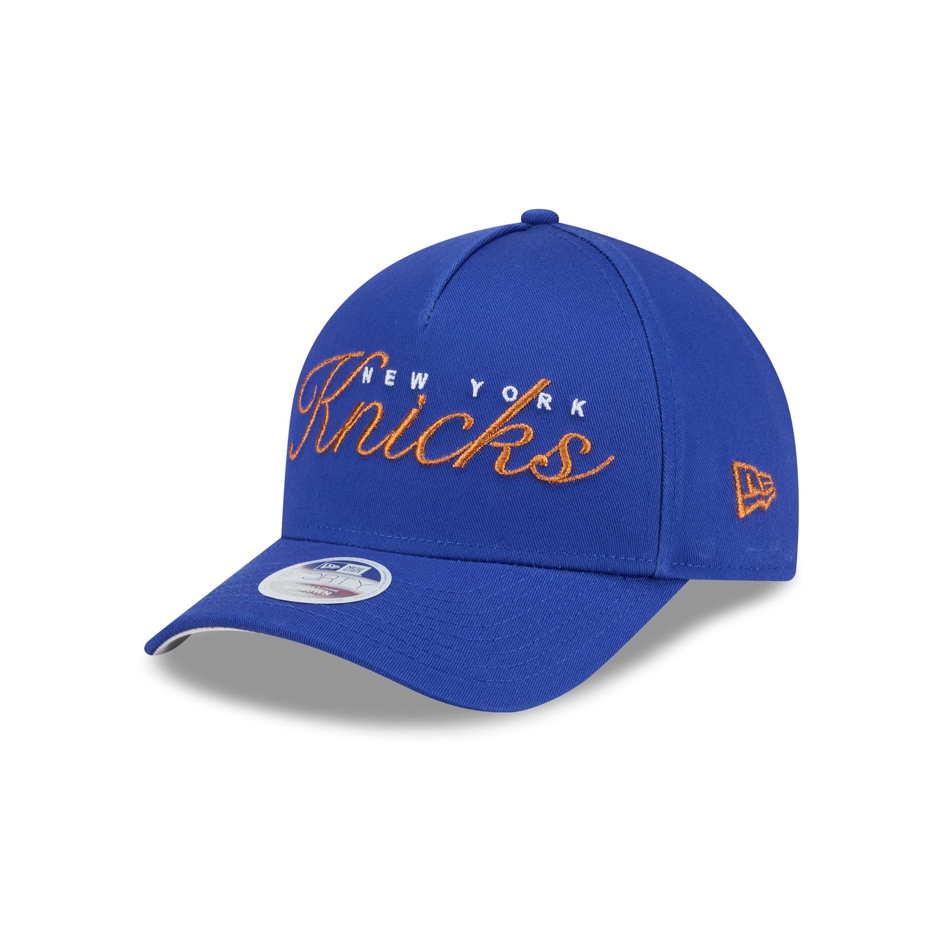 New York Knicks Metallic Women's 9FORTY M-Crown A-Frame Snapback Hat