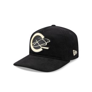 California Golden Seals Nostalgic Black Corduroy 19TWENTY Adjustable Hat