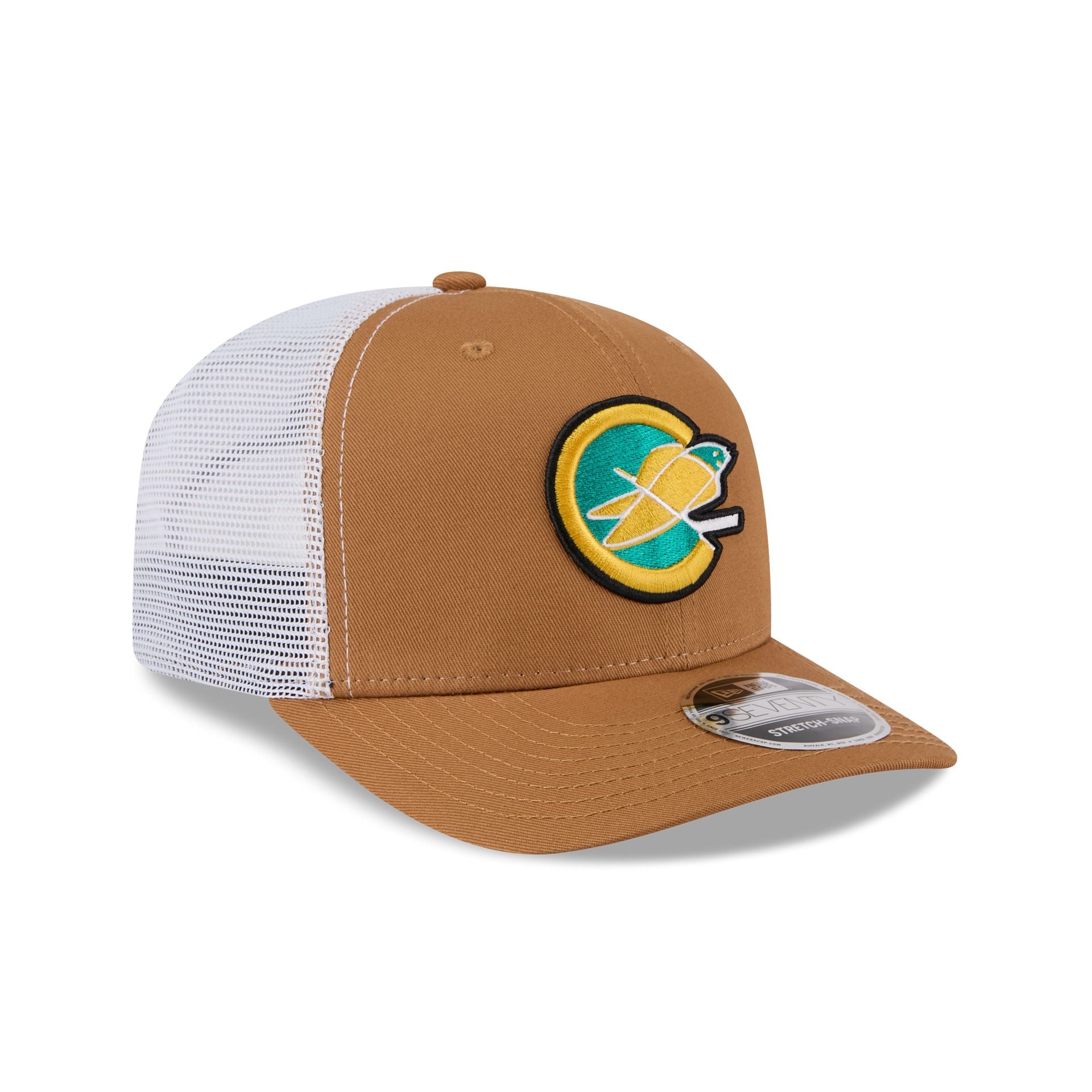California Golden Seals Bronze 9SEVENTY Trucker Hat - Image 3