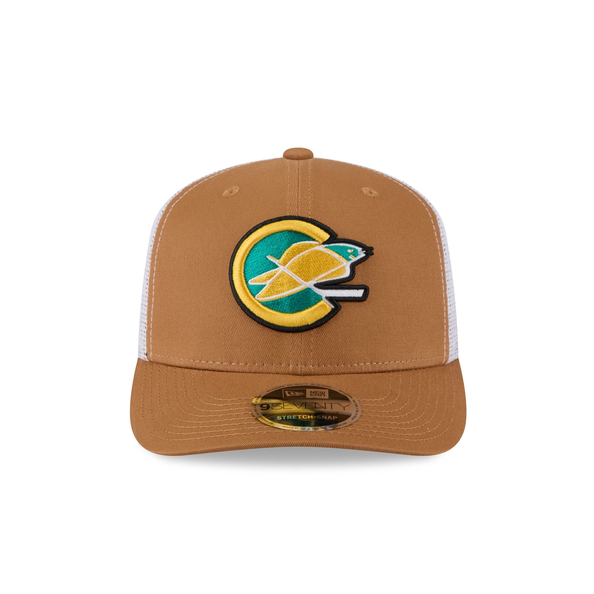 California Golden Seals Bronze 9SEVENTY Trucker Hat - Image 2