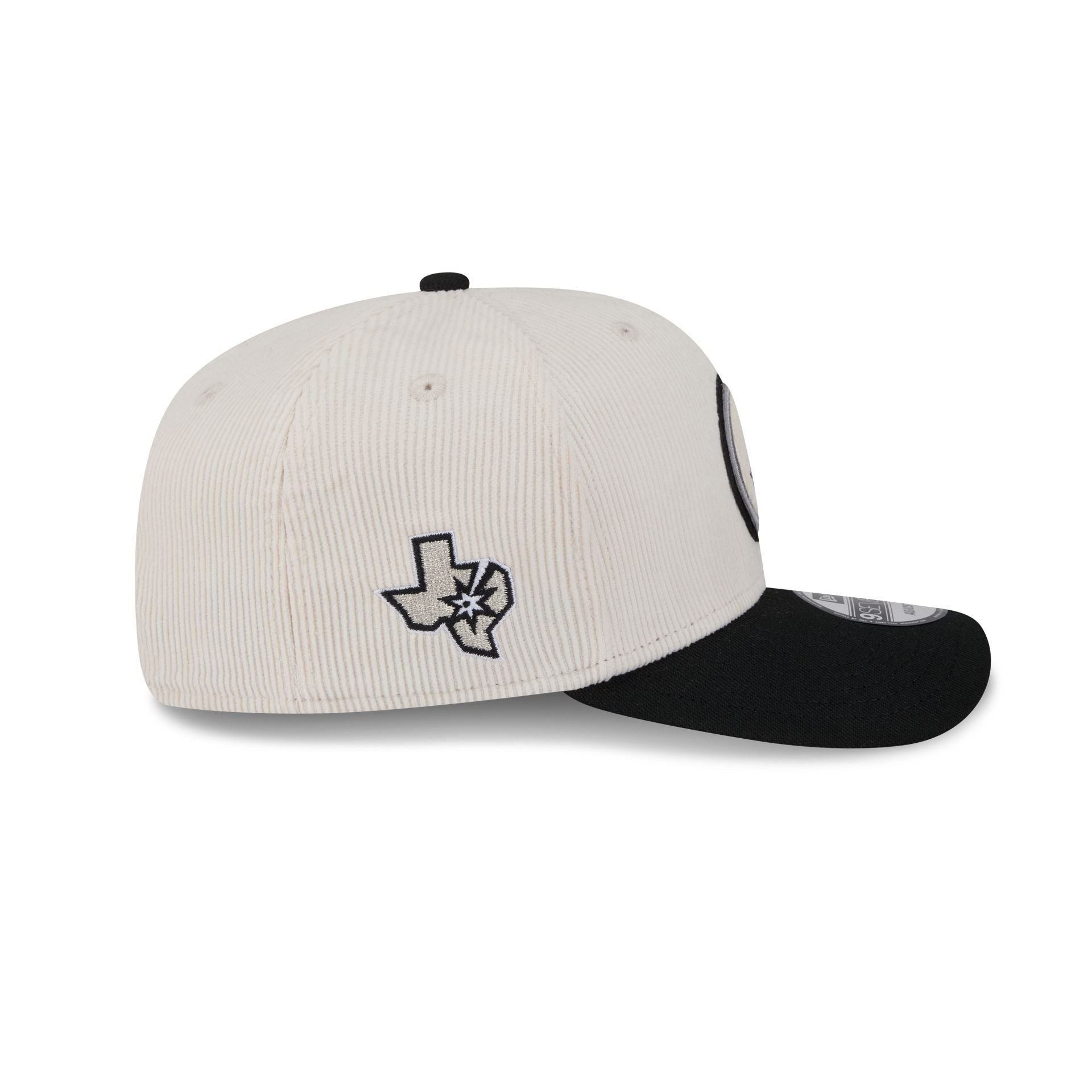 San Antonio Spurs Loyal Corduroy 9SEVENTY Stretch-Snap Hat - Image 4