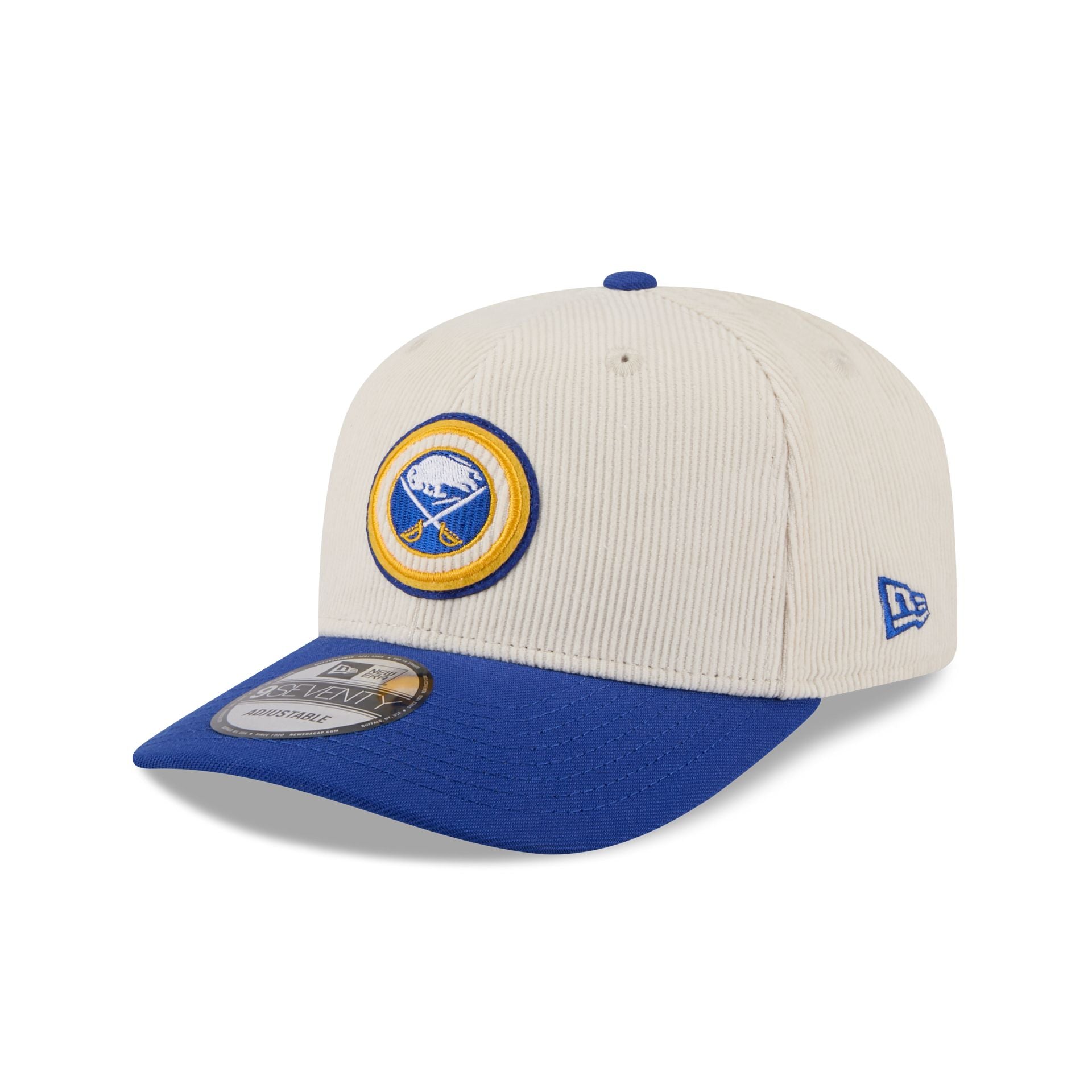 Buffalo Sabres Loyal Corduroy 9SEVENTY Stretch-Snap Hat - Image 3
