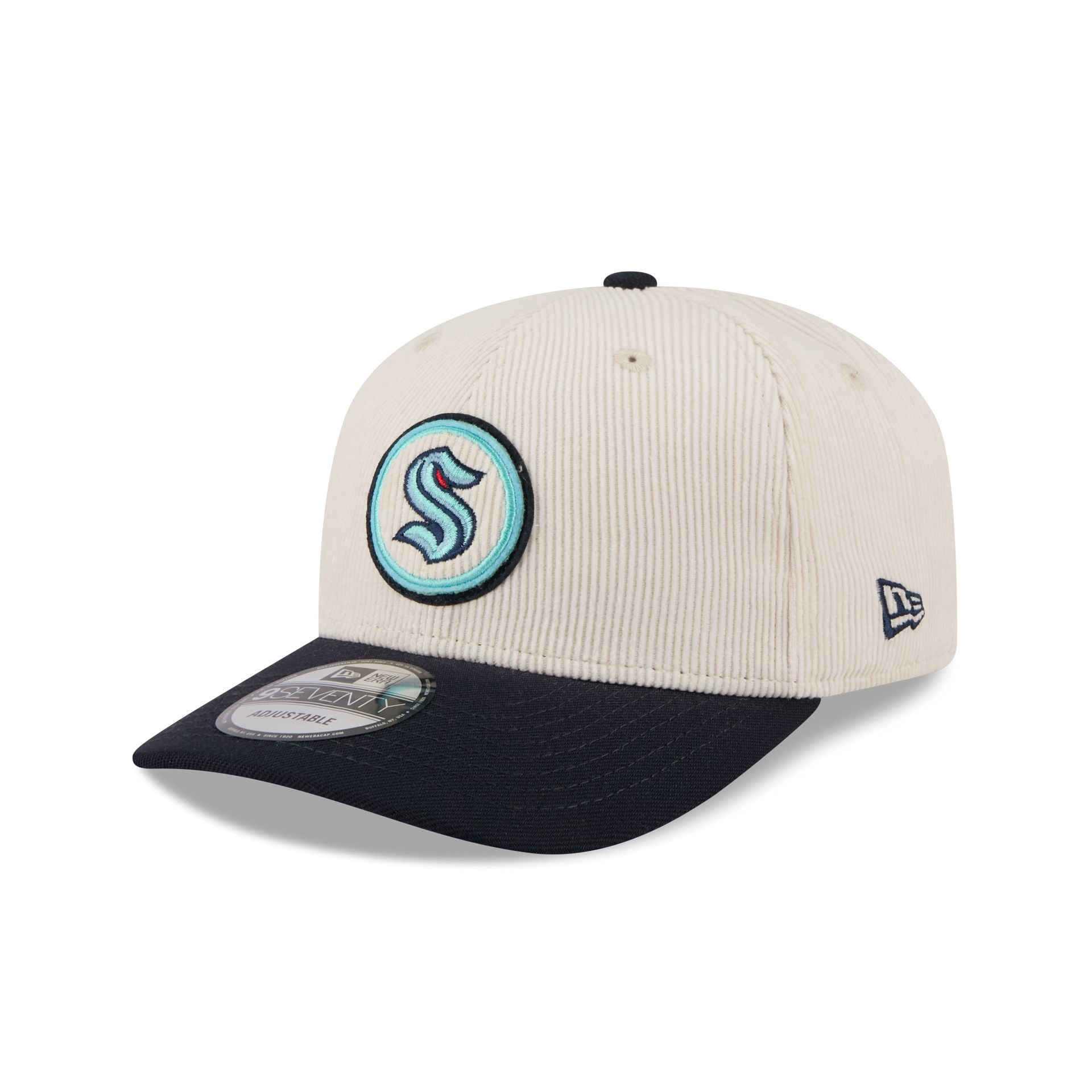 Seattle Kraken Loyal Corduroy 9SEVENTY Stretch-Snap Hat - Image 3
