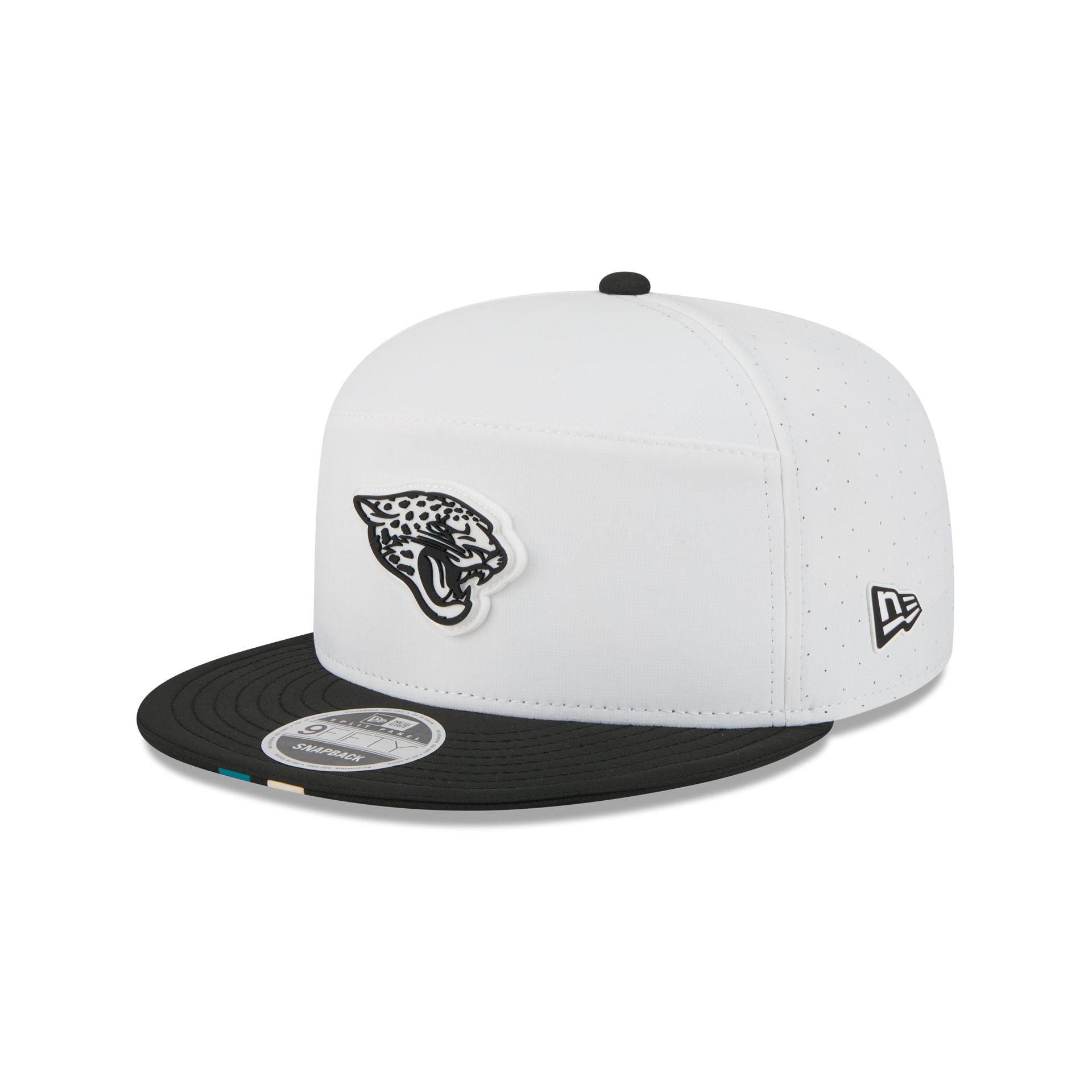 Jacksonville Jaguars 2025 Training Split Panel 9FIFTY Snapback Hat