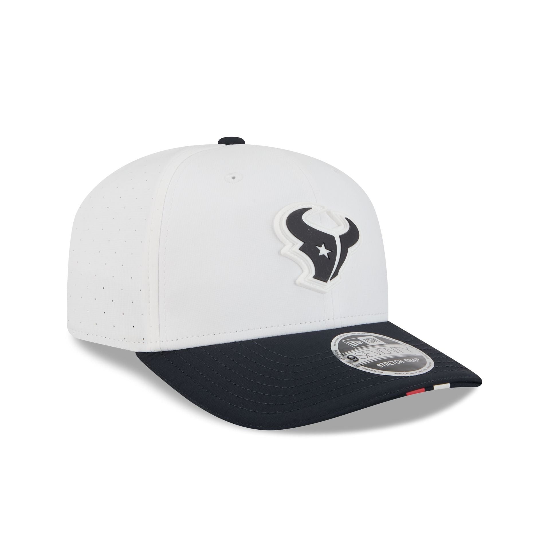 Houston Texans 2025 Training 9SEVENTY Stretch-Snap Hat - Image 3