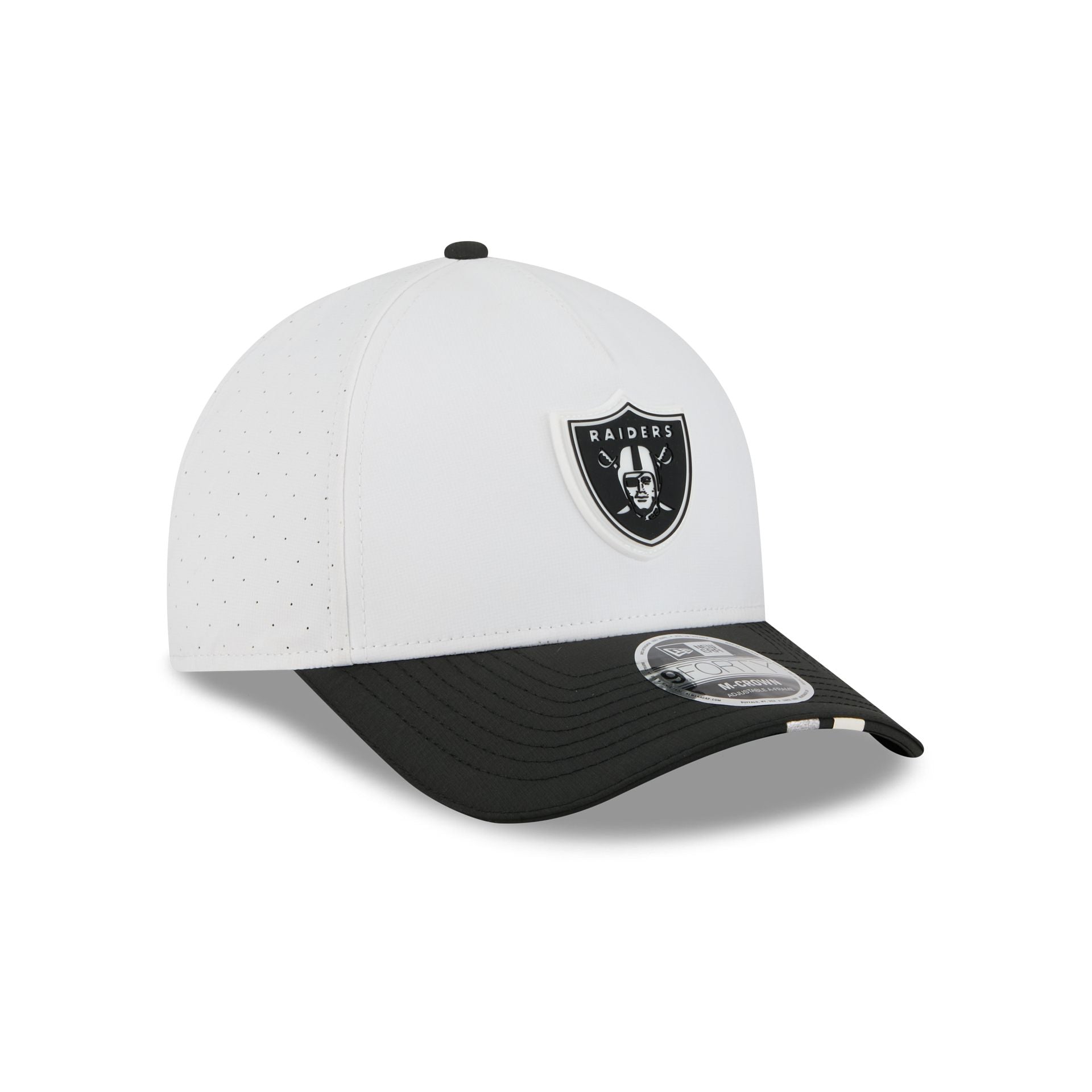 Las Vegas Raiders 2025 Training 9FORTY M-Crown A-Frame Snapback Hat - Image 3