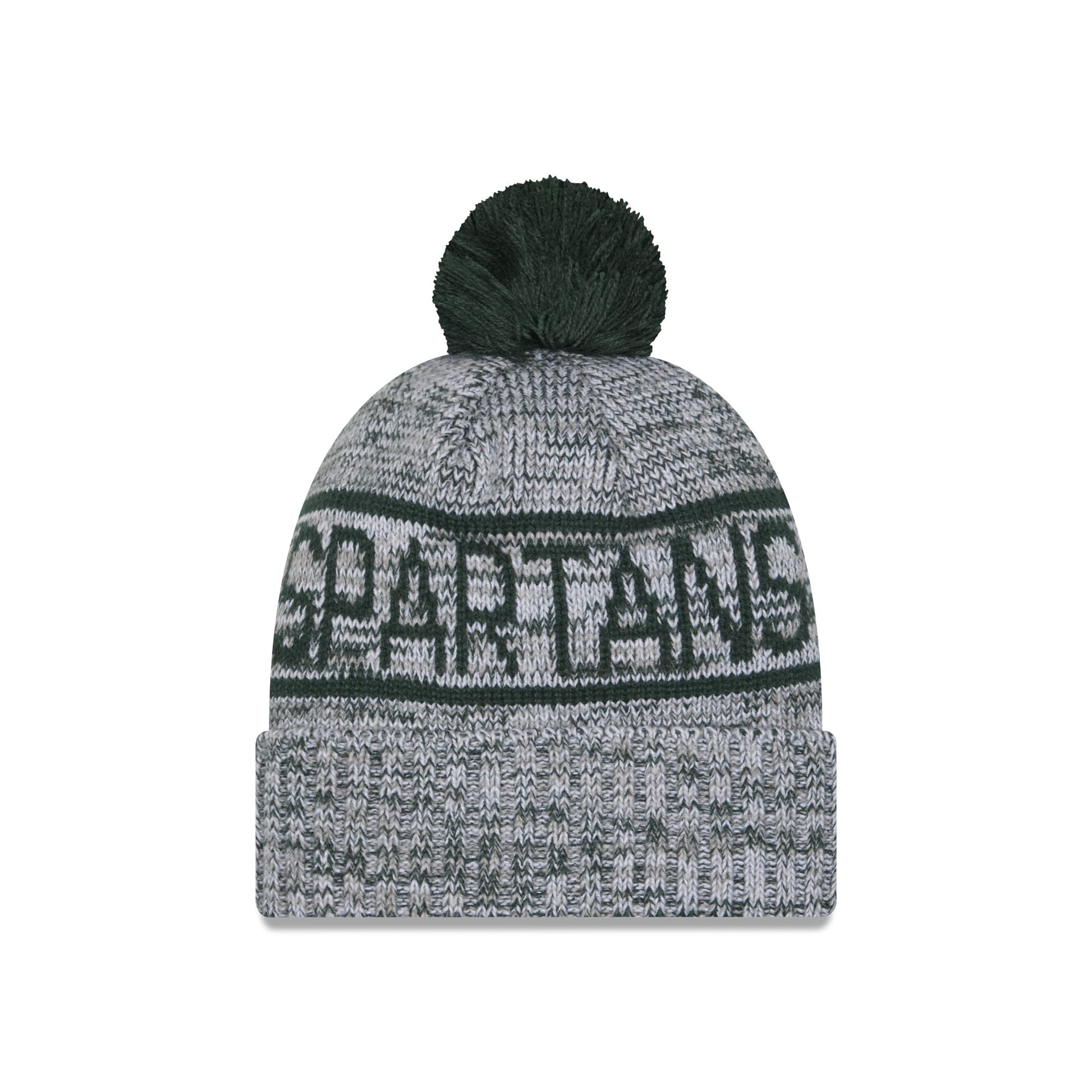 Michigan State Spartans Cold Weather Pom Knit Hat - Image 3