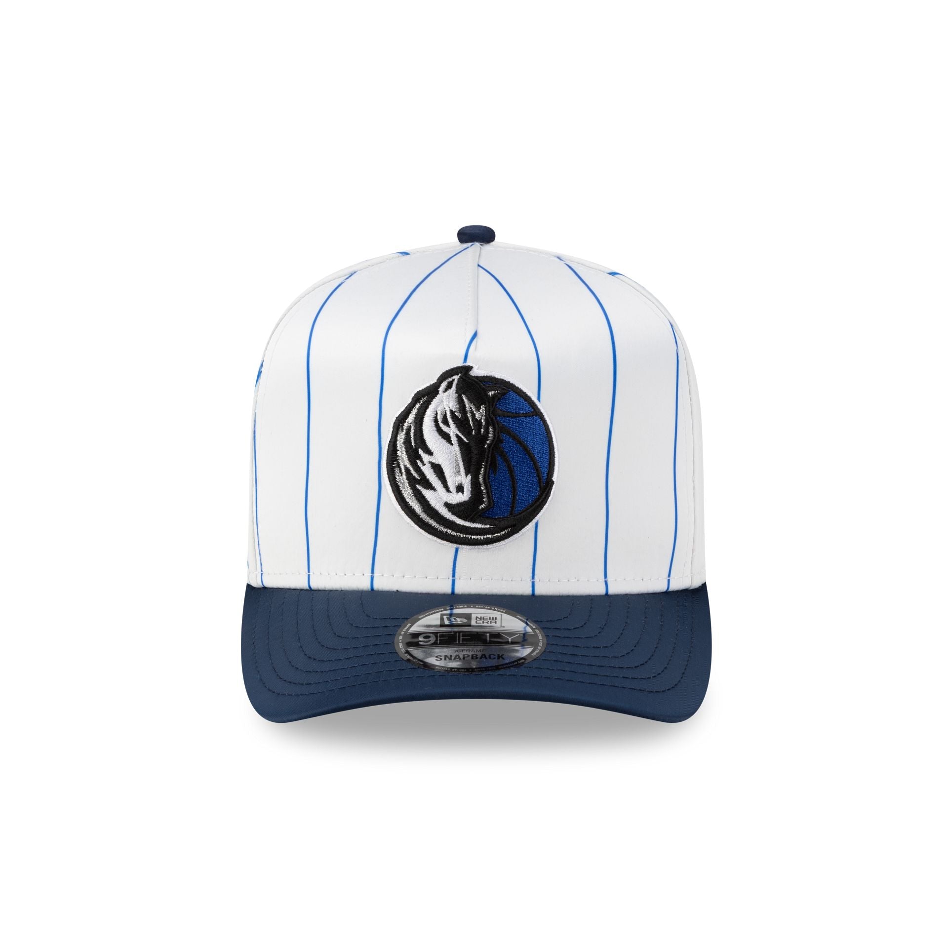 Dallas Mavericks Satin Pinstripe 9FIFTY A-Frame Snapback Hat - Image 4