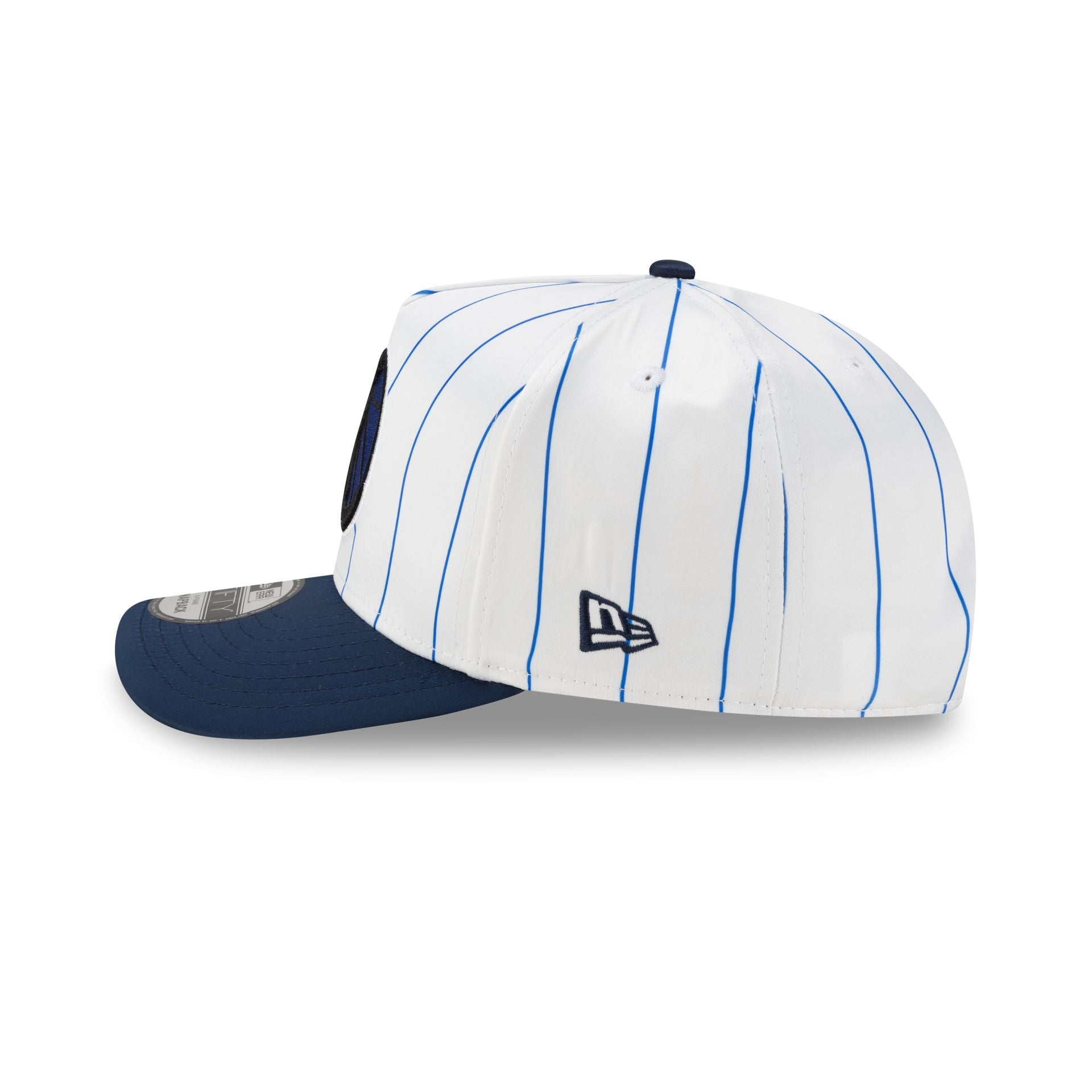 Dallas Mavericks Satin Pinstripe 9FIFTY A-Frame Snapback Hat - Image 8