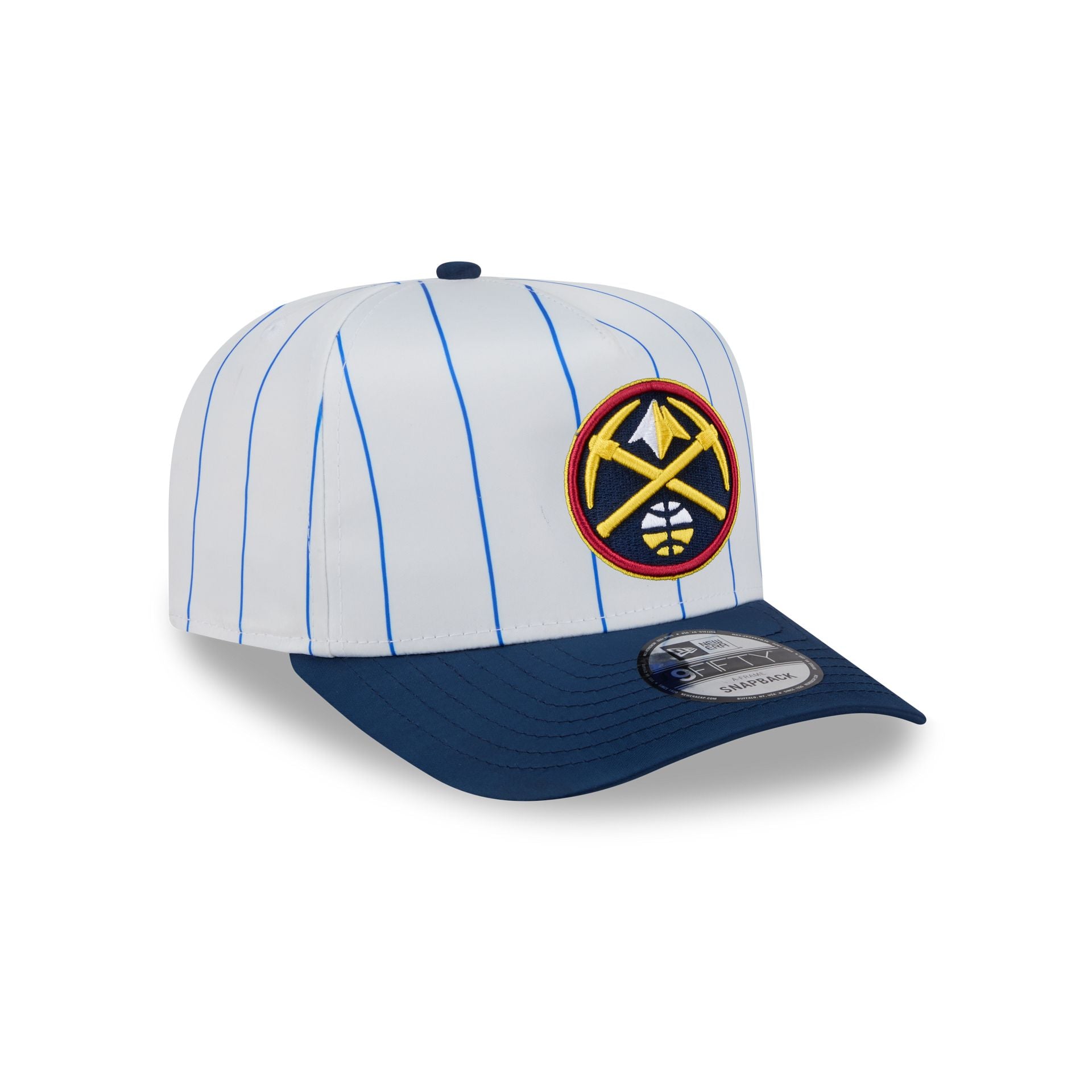 Denver Nuggets Satin Pinstripe 9FIFTY A-Frame Snapback Hat - Image 3