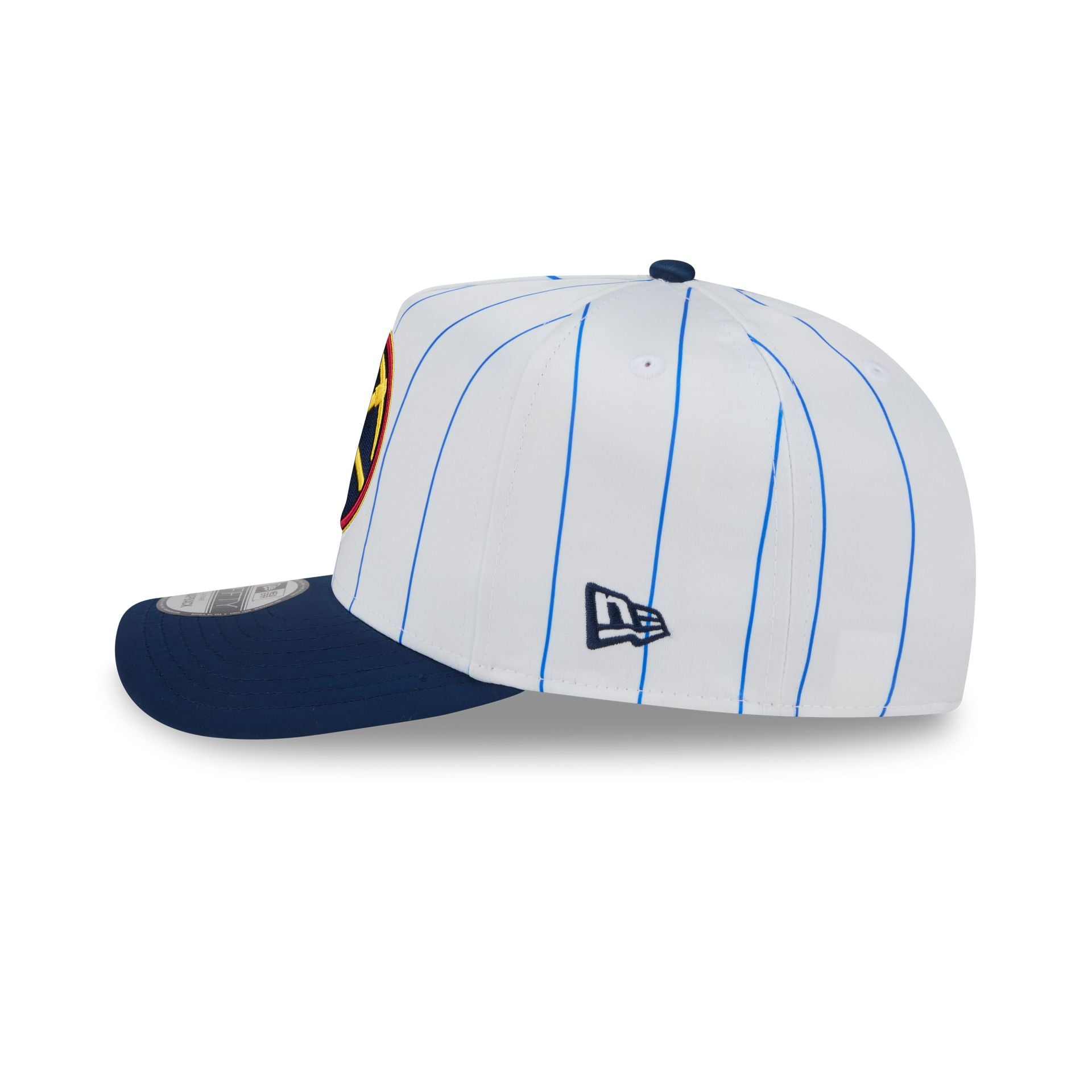Denver Nuggets Satin Pinstripe 9FIFTY A-Frame Snapback Hat - Image 4