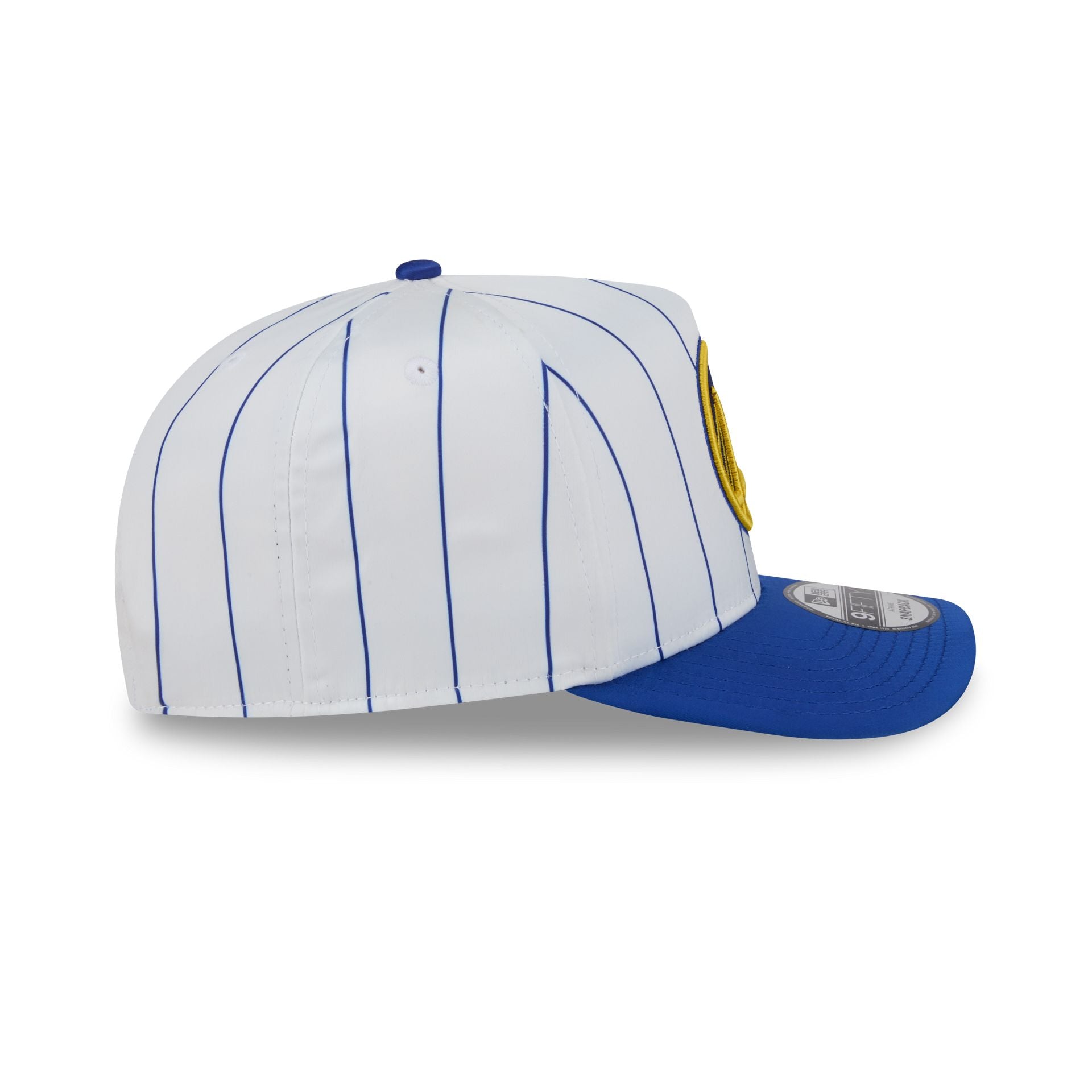 Golden State Warriors Satin Pinstripe 9FIFTY A-Frame Snapback Hat - Image 5