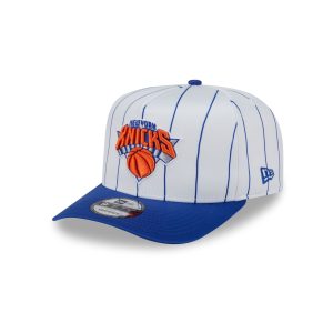 New York Knicks Satin Pinstripe 9FIFTY A-Frame Snapback Hat