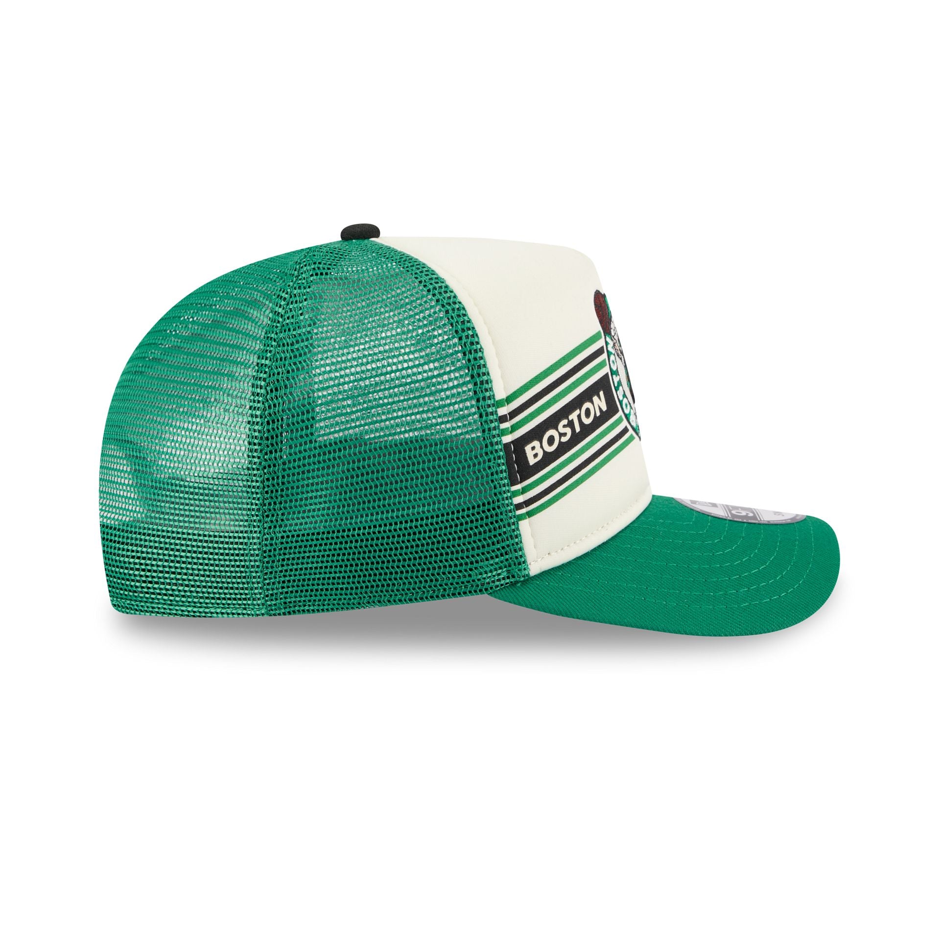 Boston Celtics Banner 9FIFTY A-Frame Trucker Hat - Image 5