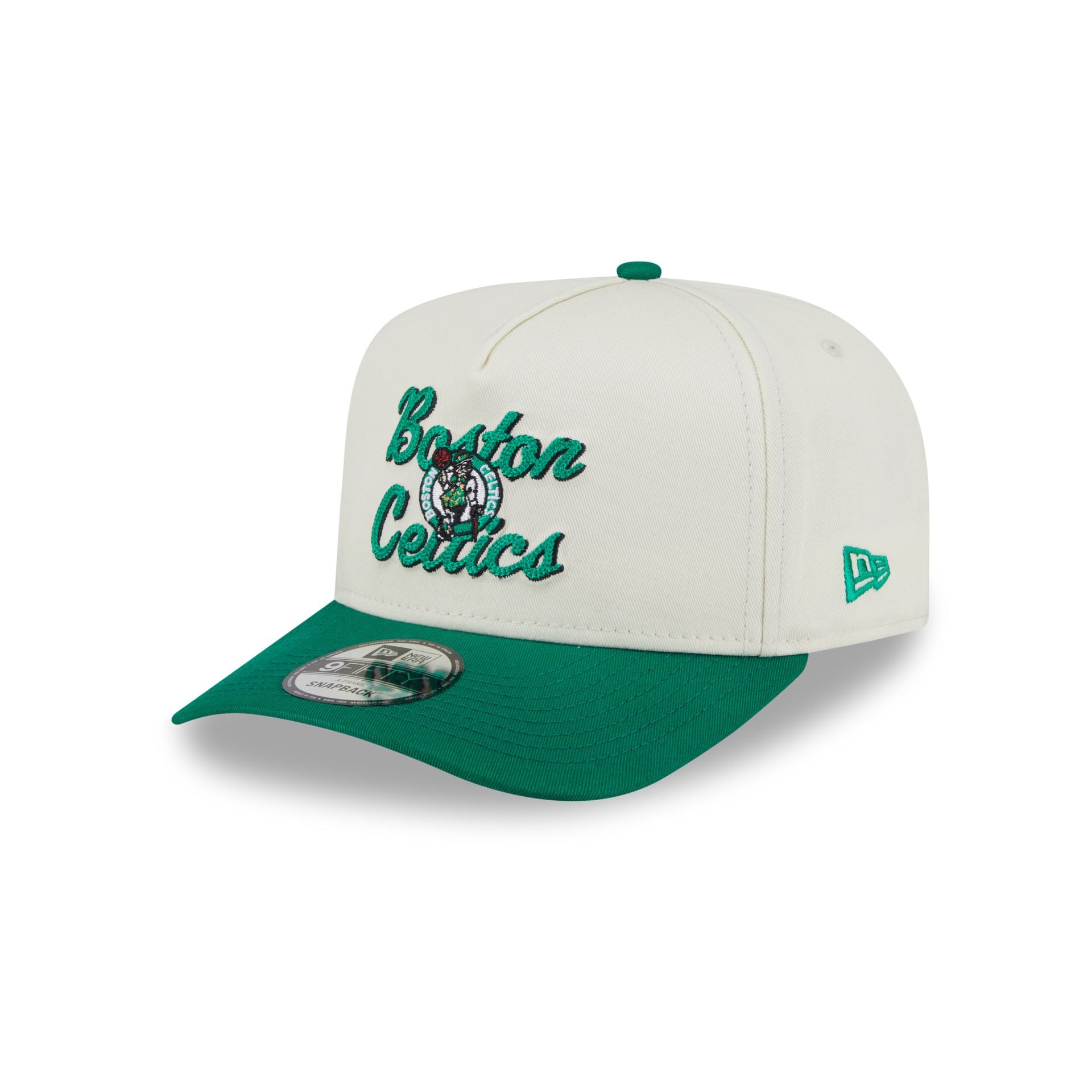 Boston Celtics Chainstitch 9FIFTY A-Frame Snapback Hat