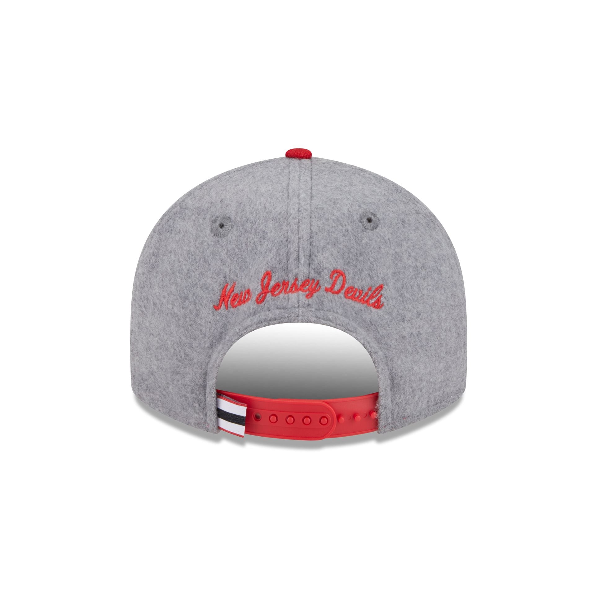 New Jersey Devils Heather Gray Wool Low Profile 9FIFTY Snapback Hat - Image 6